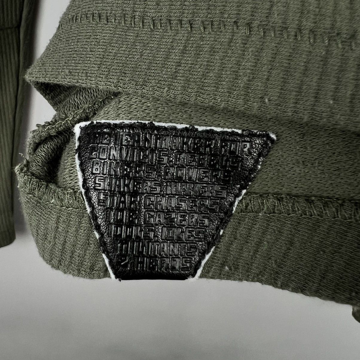 DENHAM × Designer × Japanese Brand Denham Sweater Khaki Longsleeve Polo Japanese Maharishi Size US M / EU 48-50 / 2 - 8 Thumbnail