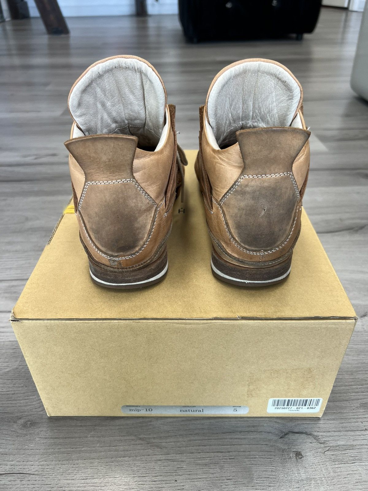 Hender Scheme Hender Scheme MIP-10 Jordan 4 Natural Size US 9.5 / EU 42-43 - 3 Thumbnail
