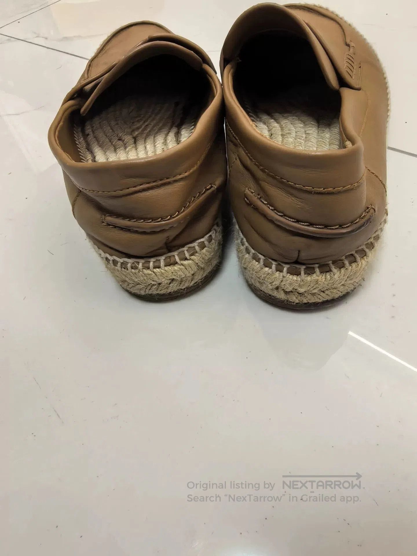 Hermes Hermes Men's Leather Slip-On Woven Casual Shoes. Size US 9 / EU 42 - 7 Thumbnail