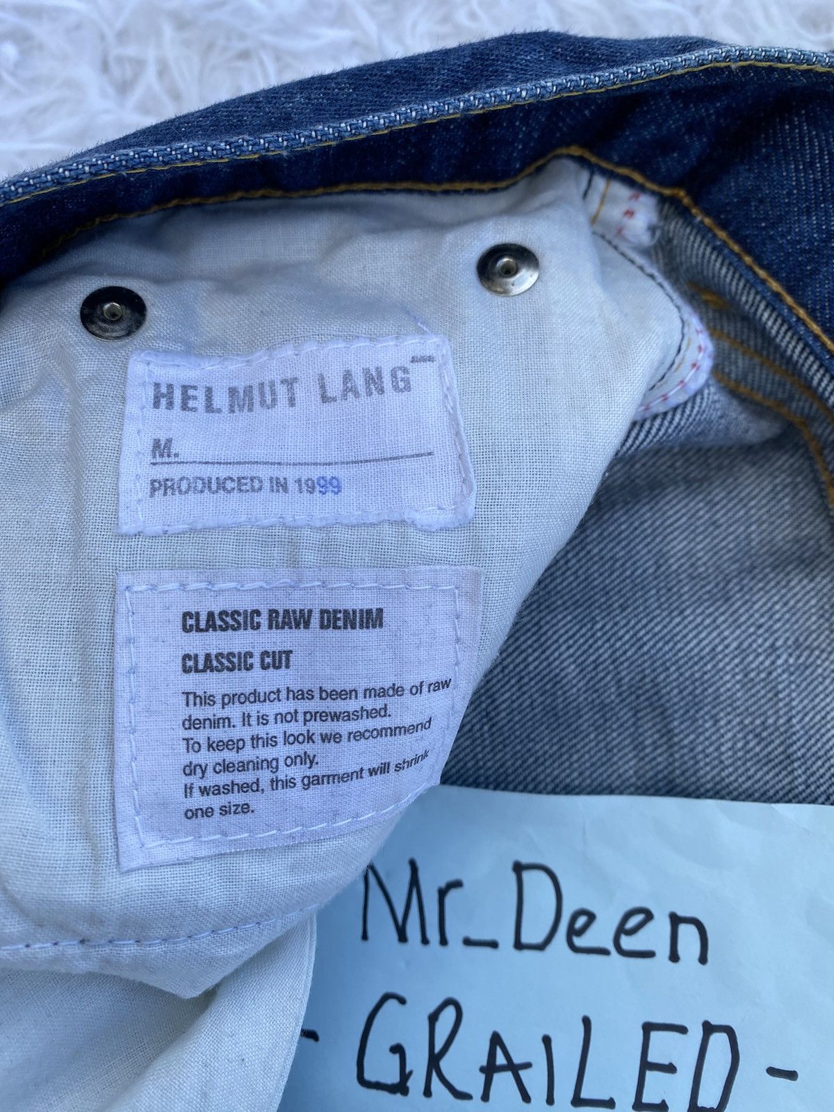 Helmut Lang Rare Helmut Lang Classic Raw Denim Produced 1999 Size US 32 / EU 48 - 8 Thumbnail