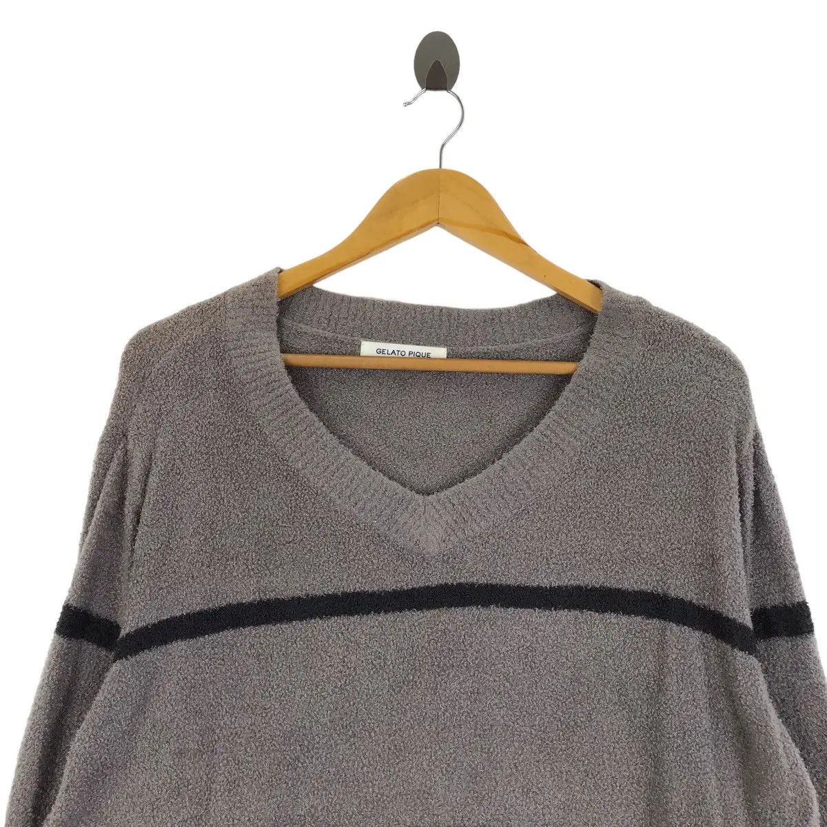 Vintage Vtg GELATO PIQUE HOMME Nylon Sherpa Fleece Sweater Sweatshir Size US M / EU 48-50 / 2 - 2 Thumbnail