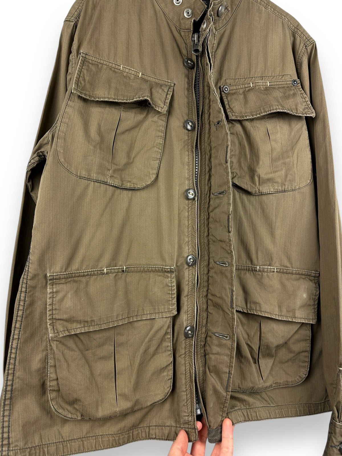 G-Star × Vintage Vintage G-Star Navigator Delta Overshirt Military Jacket Size US XL / EU 56 / 4 - 14 Thumbnail