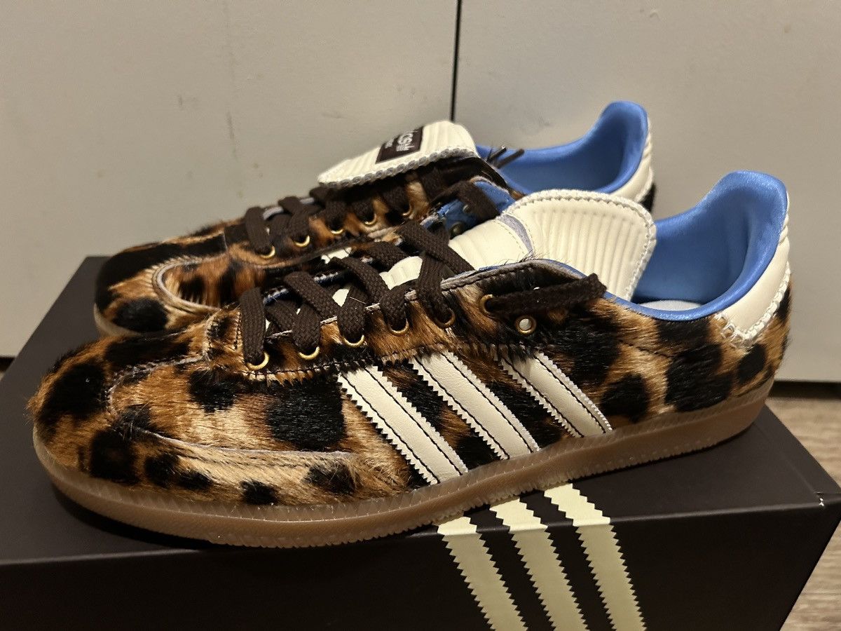 Adidas  Wales Bonner Wales Bonner x Samba Leopard Pony hair | Grailed