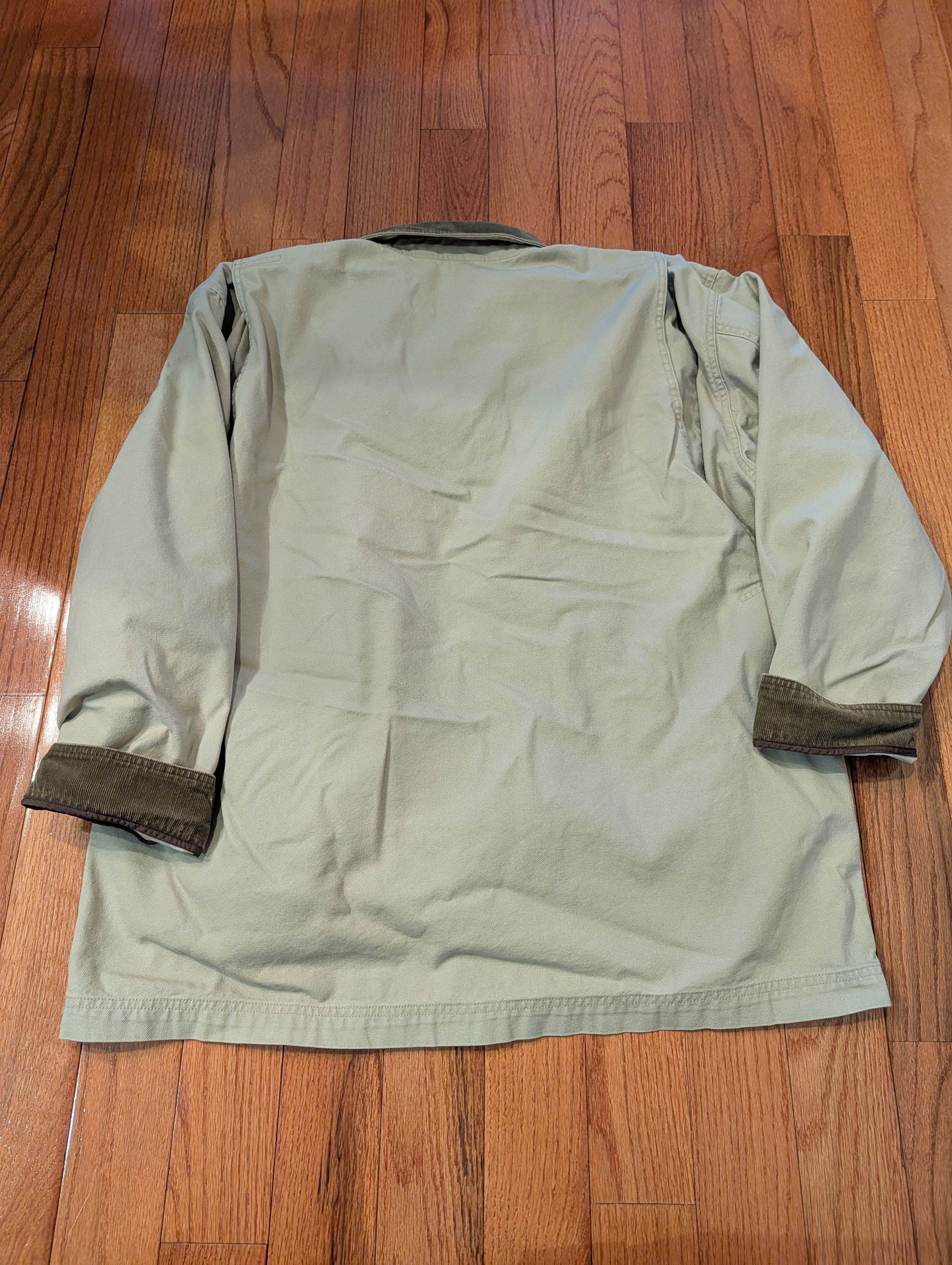 L.L. Bean L.L. Bean Barn Jacket Canvas Workwear Coat Corduroy Collar Size US XL / EU 56 / 4 - 6 Thumbnail