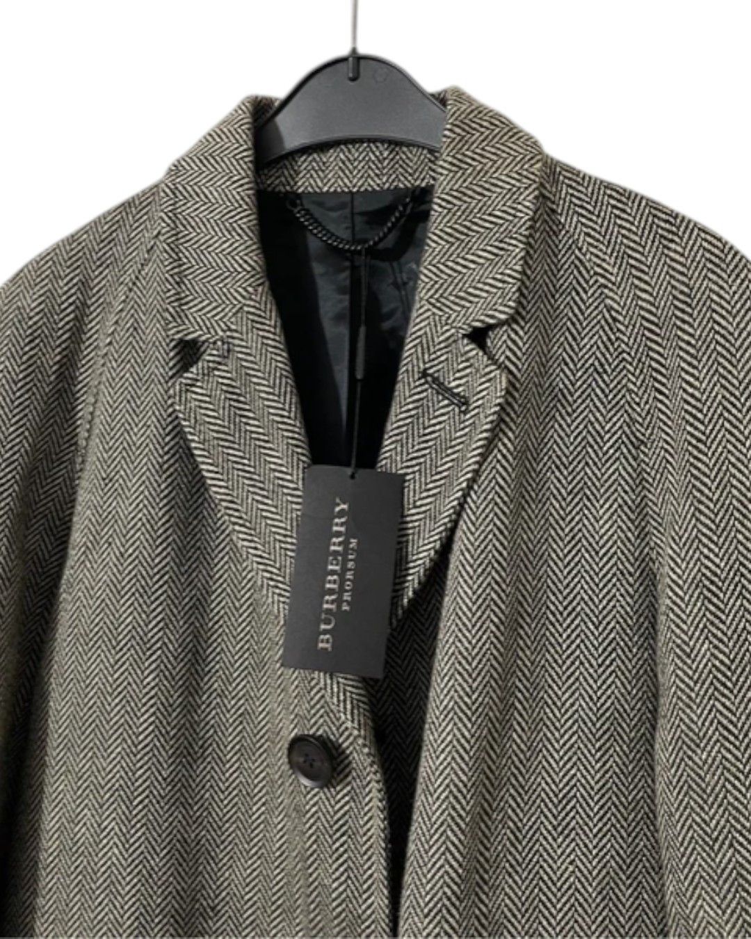 Burberry Prorsum PRORSUM F/W 2012 SAMPLE LINEN HEAVY COAT Size US L / EU 52-54 / 3 - 2 Thumbnail