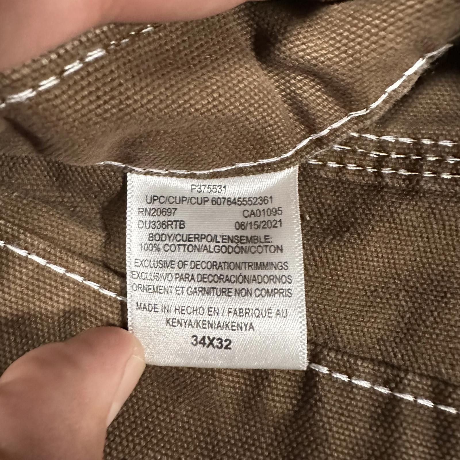 Dickies Dickies Men’s Brown Workwear carpenter pants Size US 34 / EU 50 - 5 Thumbnail