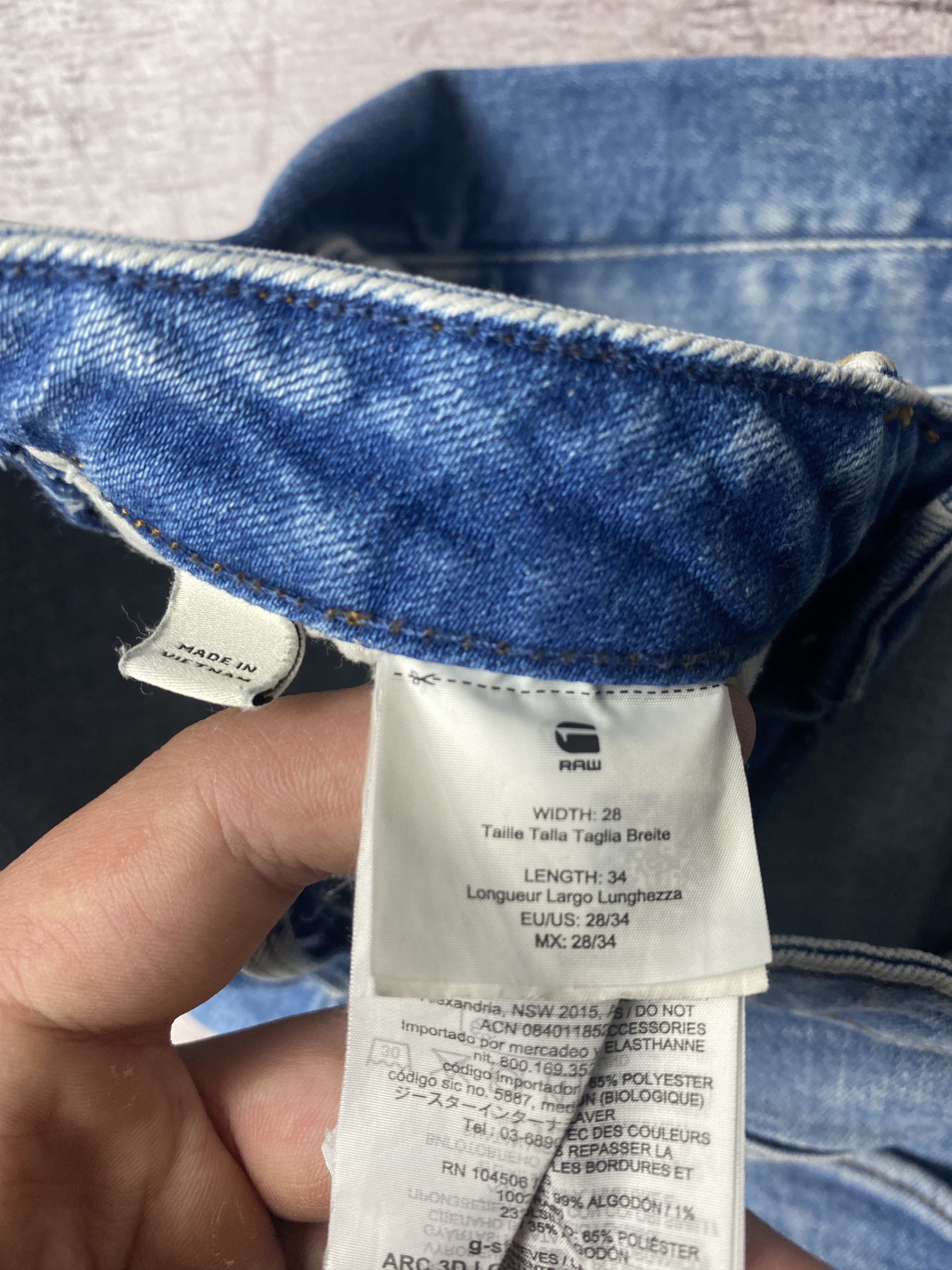 G-Star G Star Raw Vintage Womens Denim Pants Jeans Size 28" / US 6 / IT 42 - 5 Thumbnail