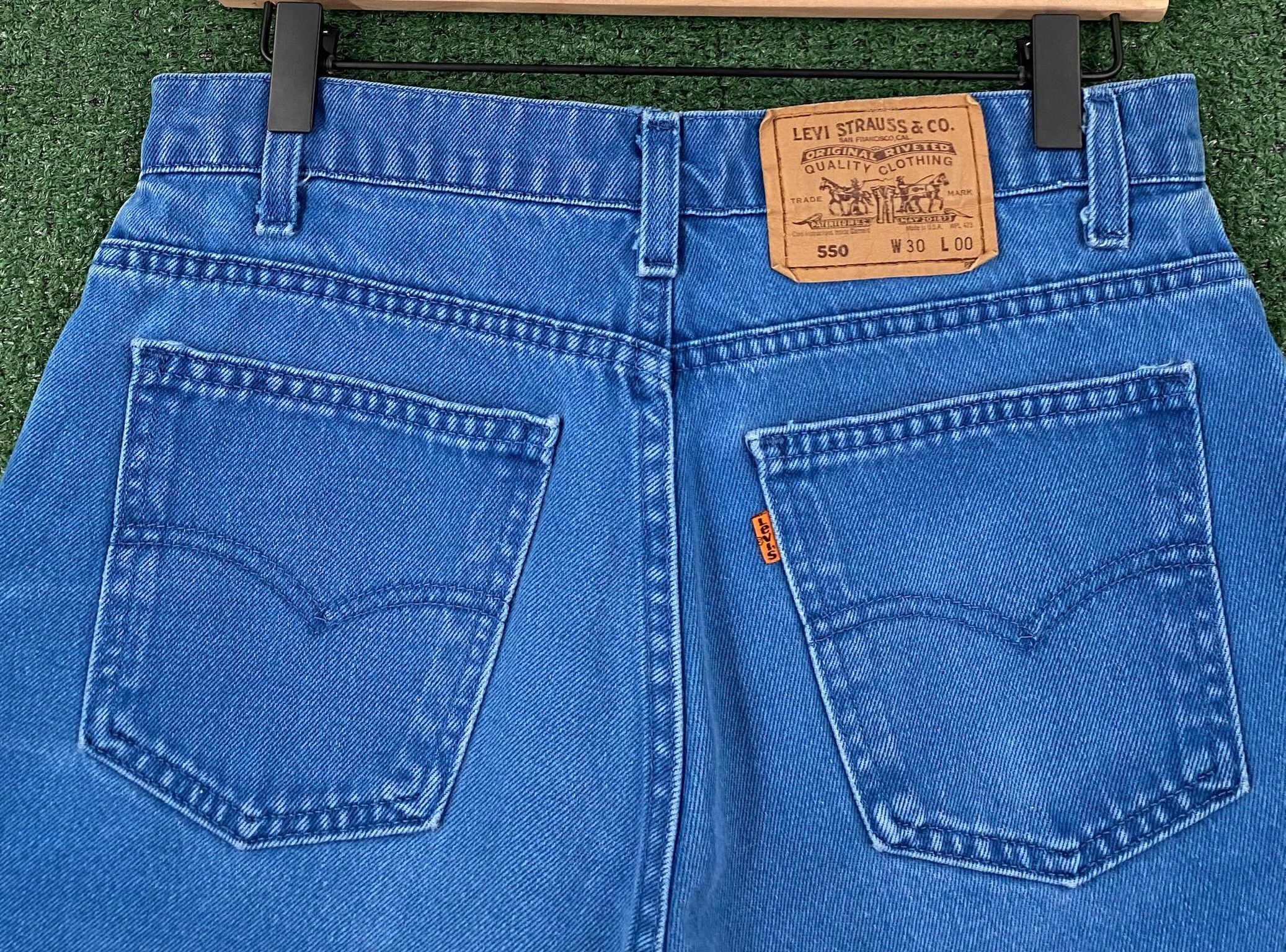 Levi's 80’s Levi’s Orange Tab Indigo Cut Off Jean Shorts 29” Waist Size 26" / US 2 / IT 38 - 5 Thumbnail