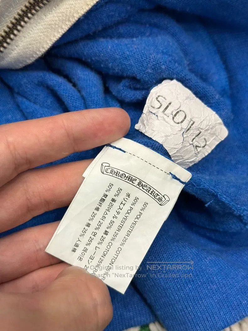 Chrome Hearts CHROME HEARTS Blue limited Sanskrit horseshoe zipper coat Size US M / EU 48-50 / 2 - 5 Thumbnail