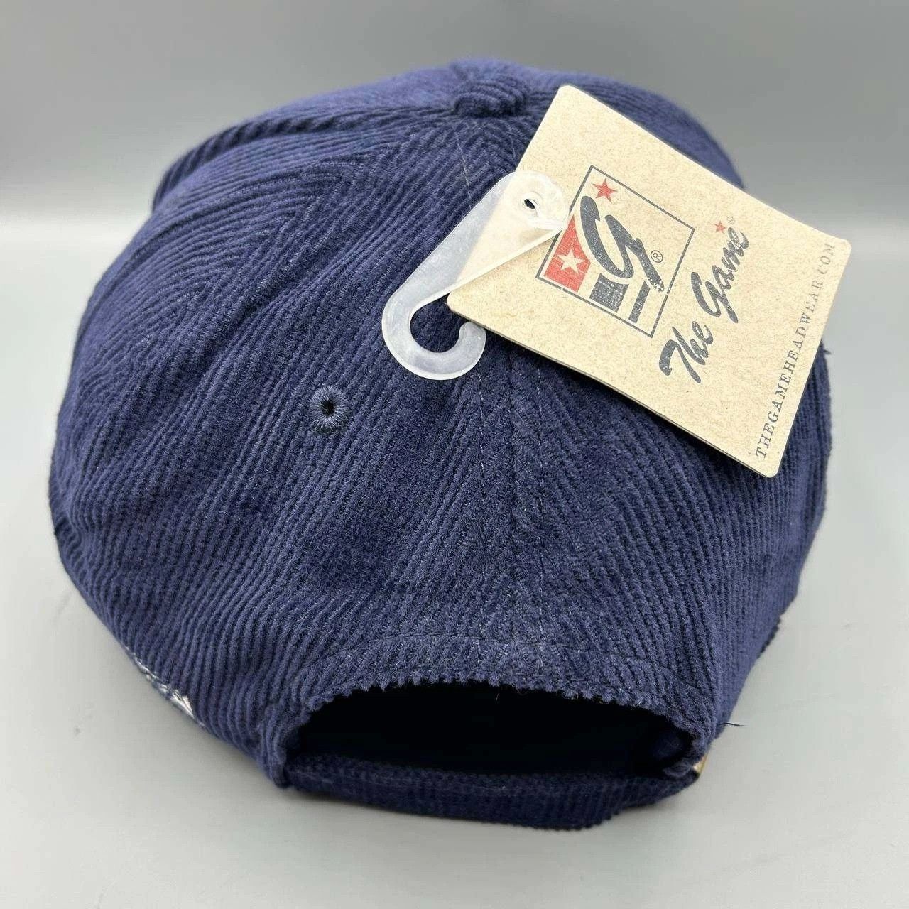The Game Jackson Hole Hat Men Blue Corduroy Strap Back Cotton Size ONE SIZE - 5 Thumbnail