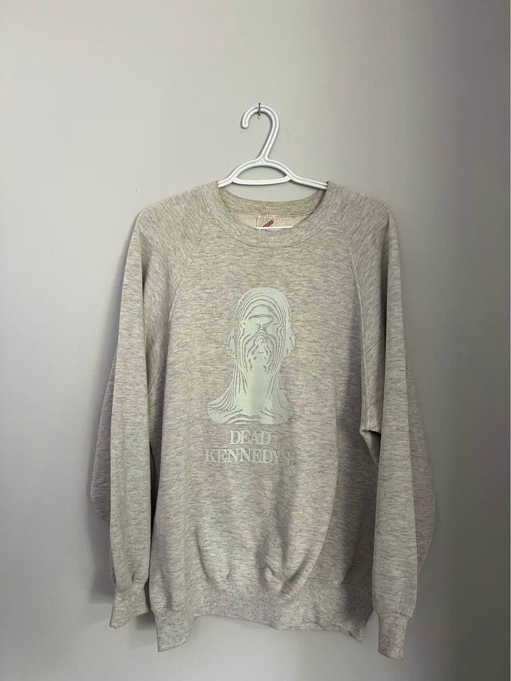 Jerzees Vintage 80s/90s Dead Kennedy’s Rock Band Sweatshirt Size US XL / EU 56 / 4 - 1 Thumbnail