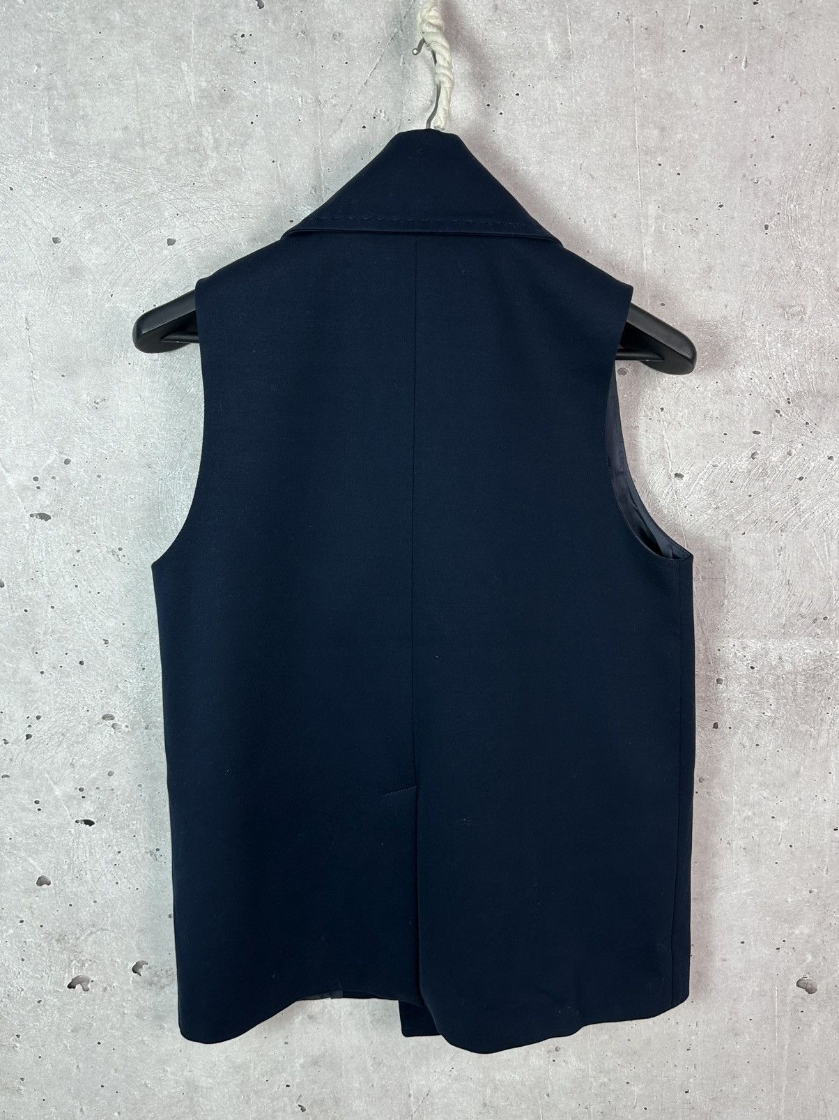 Circolo 1901 Circolo 1901 Luxury Navy Cotton Sleeveless Blazer-Jacket Size M / US 6-8 / IT 42-44 - 8 Thumbnail