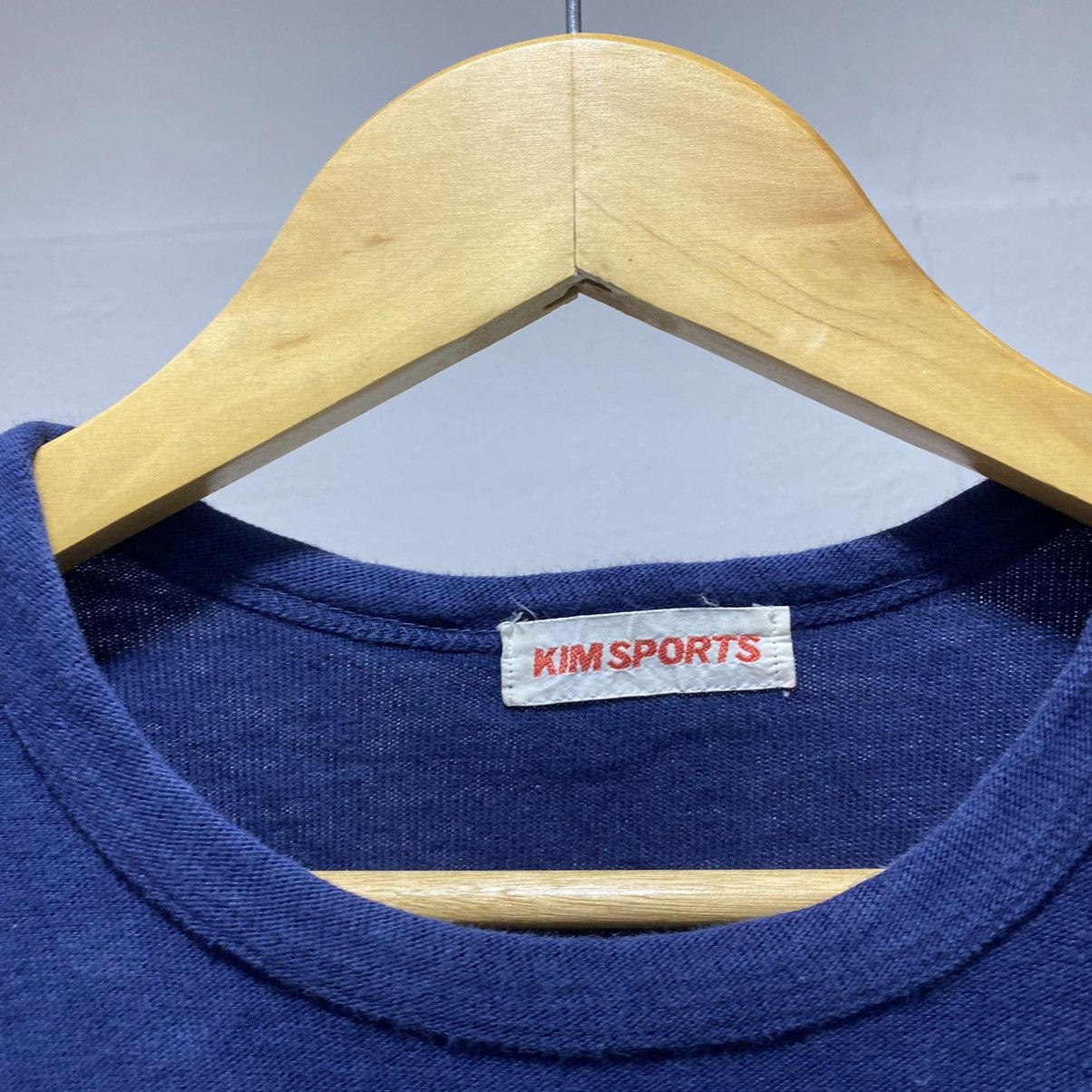 Japanese Brand × Vintage 1980s☠️ Kim Sports Single Stitch Crewneck Tshirt 80s Size US S / EU 44-46 / 1 - 5 Thumbnail