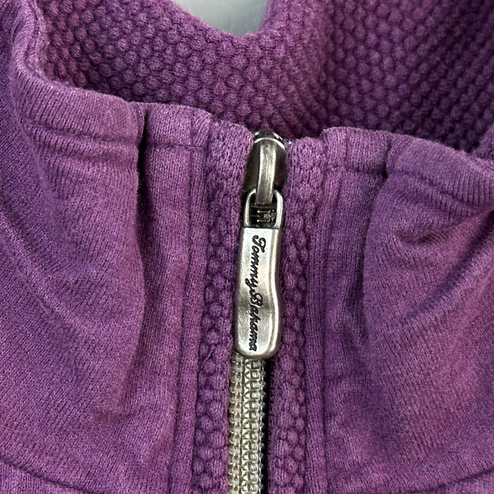 Tommy Bahama Tommy Bahama Pullover Mens M Pima Modal Lightweight 1/4 Zip Golf Sweater Long Sleeve Mock Neck Purple Embroidered Logo Zipper Casual Travel Size US M / EU 48-50 / 2 - 5 Thumbnail
