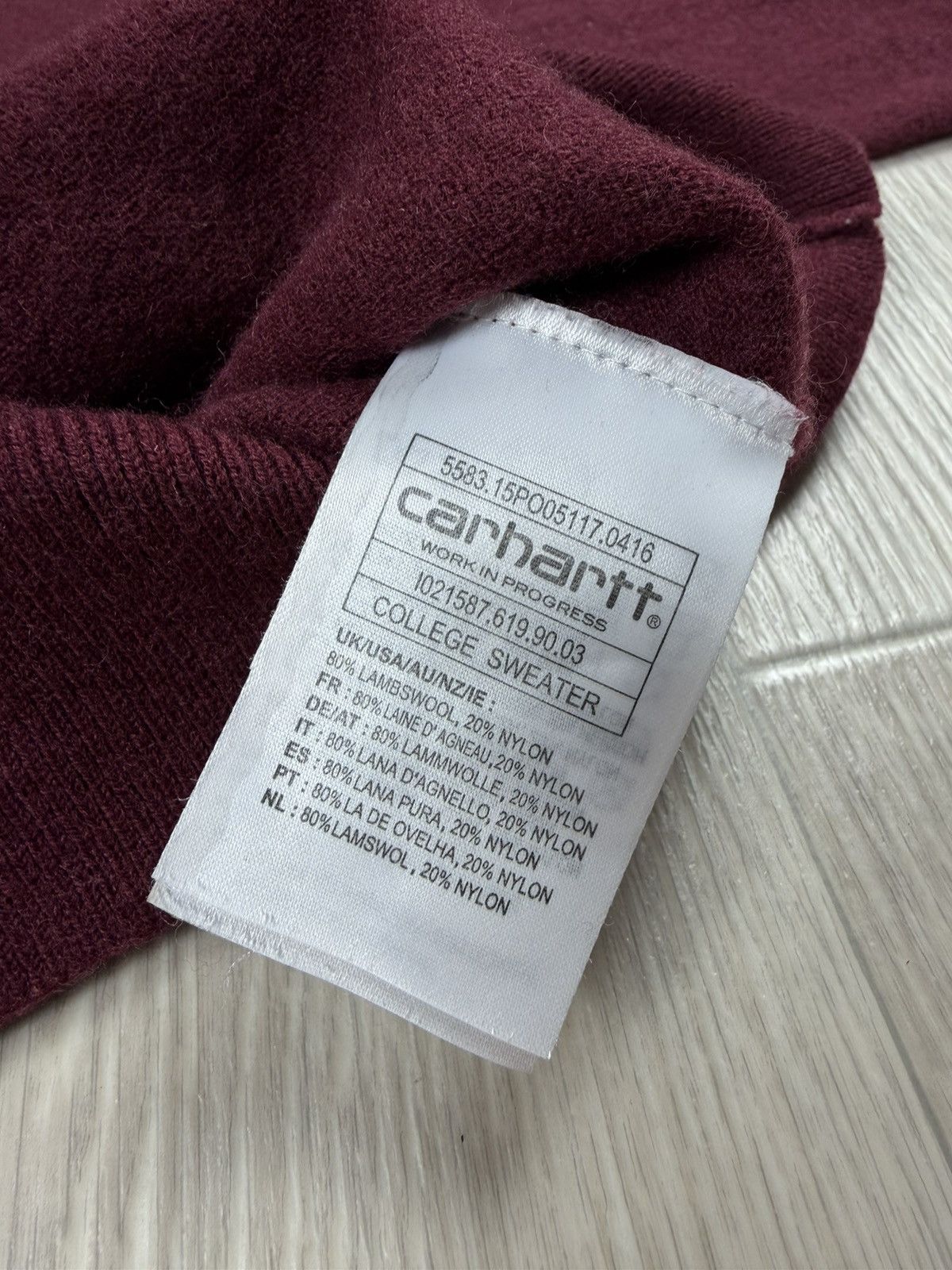 Carhartt Carhartt College Sweater Big Spellout Logo Size US M / EU 48-50 / 2 - 7 Thumbnail