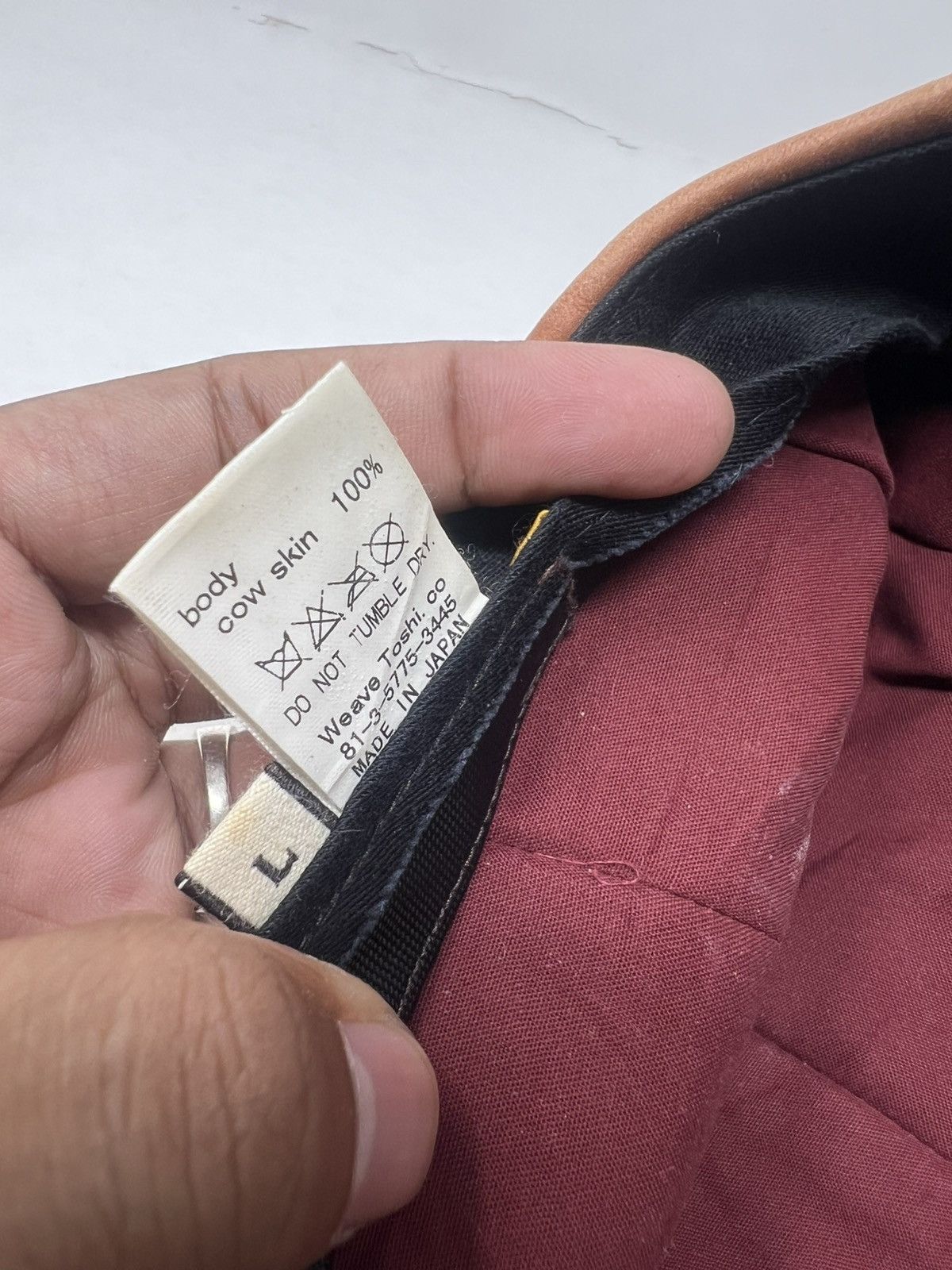 CA4LA CA4LA Leather Baretta Flat Hat Size 26 - 14 Thumbnail