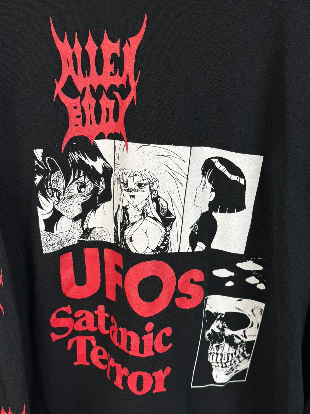 Alien Body Alien Body FW17 UFO Satanic Terror Anime Long Sleeve Black M Size US M / EU 48-50 / 2 - 3 Thumbnail
