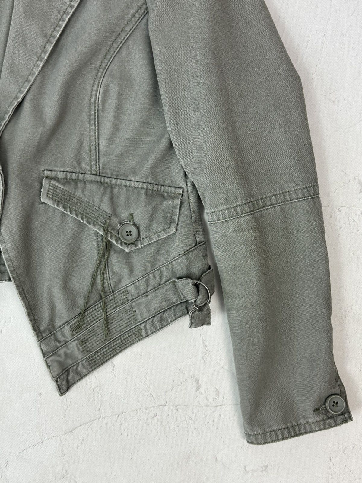 Vintage Vintage Khaki Embroidered Jacket Size L / US 10 / IT 46 - 7 Thumbnail
