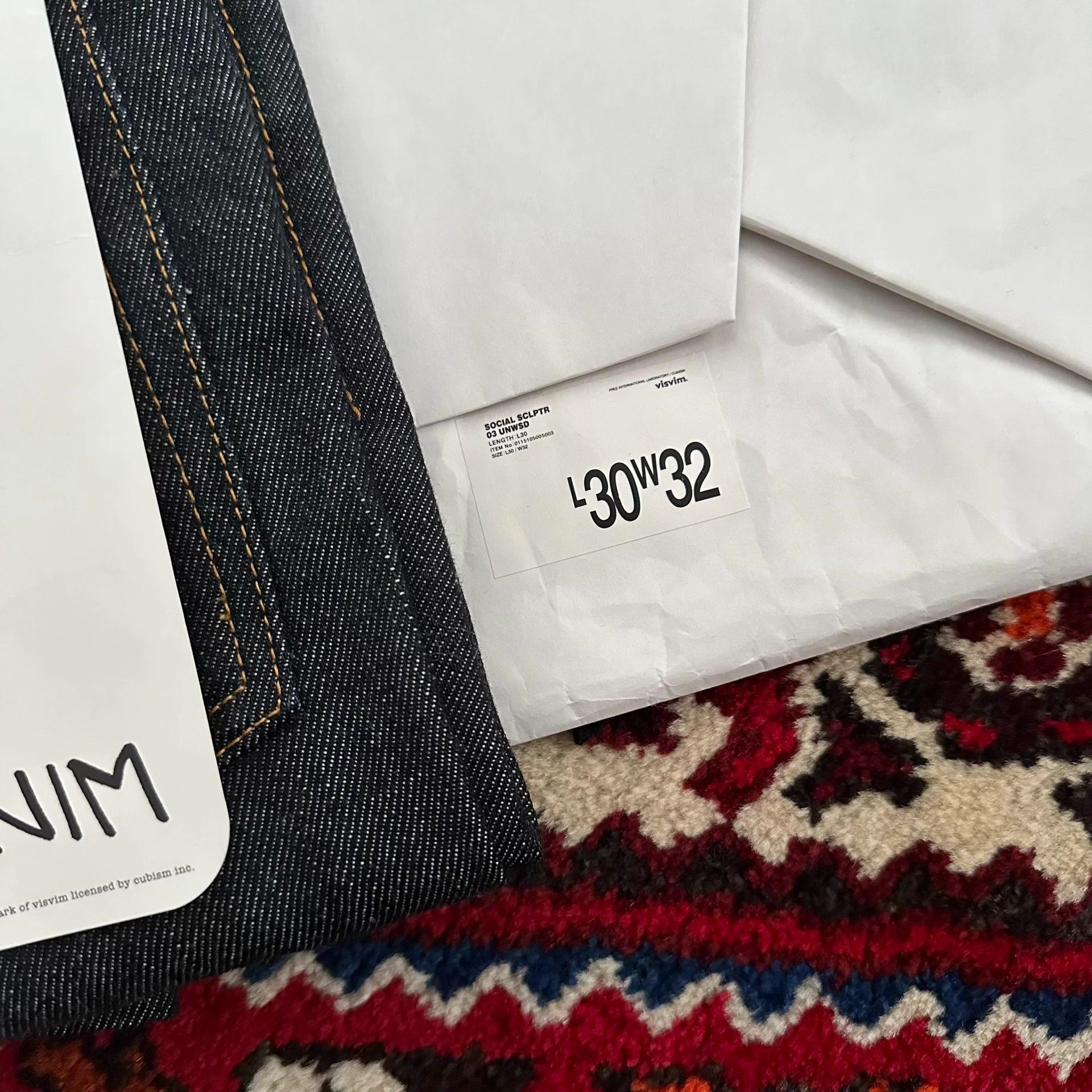 Visvim visvim 15ss 03r 03nw denim w32l32 Size US 32 / EU 48 - 8 Thumbnail