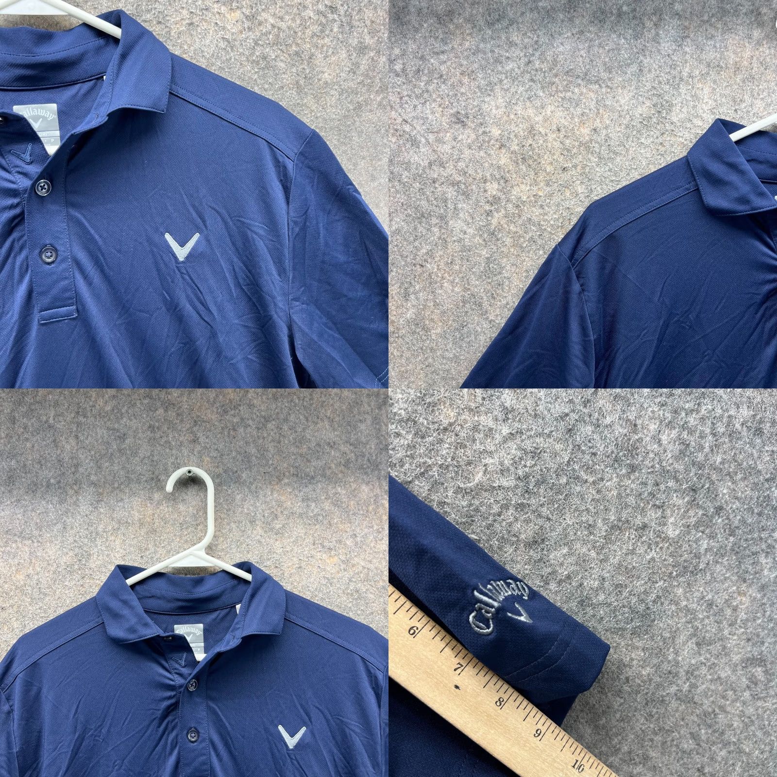 Callaway Callaway Polo Shirt Men Small Blue Navy Opti Dri Golf Ventilated Shirt Keywords: Nike Golf, Polo, Short Sleeve, Regular Fit Size US S / EU 44-46 / 1 - 8 Thumbnail