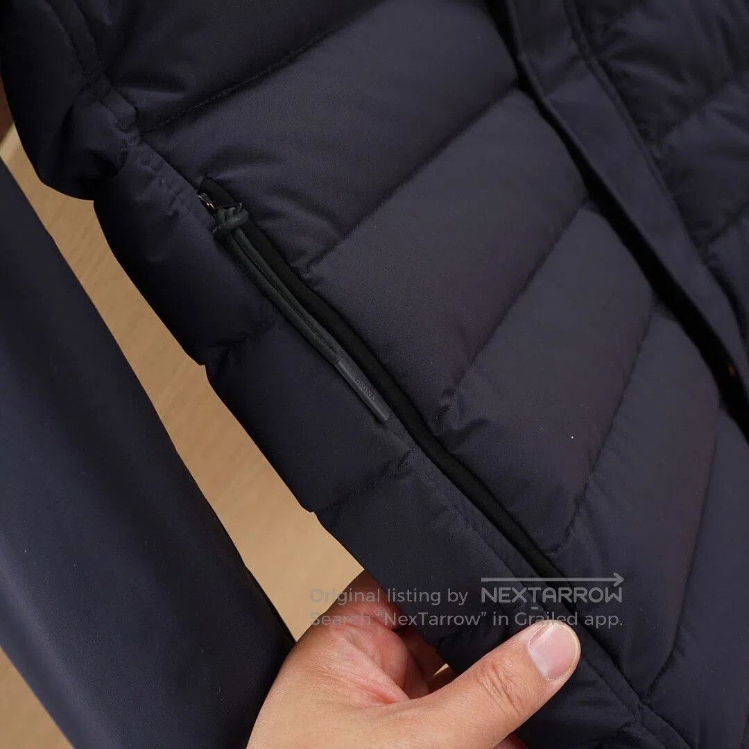 Ermenegildo Zegna ZEGNA Stratos Down Jacket Navy Blue. Size US M / EU 48-50 / 2 - 6 Thumbnail