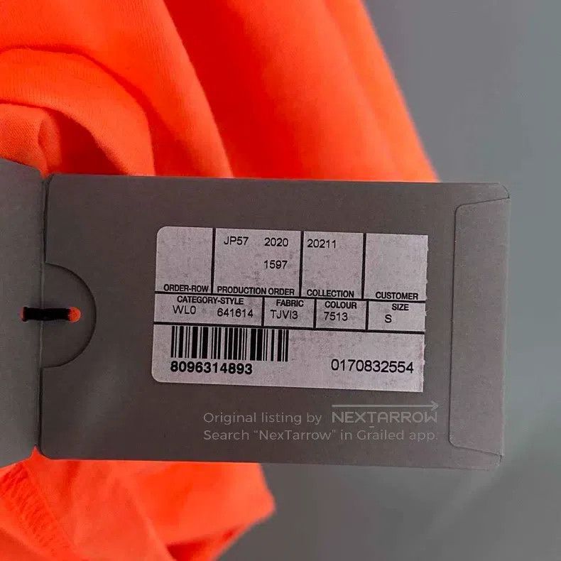 Balenciaga Balenciaga Orange seven languages logo short-sleeve Size US S / EU 44-46 / 1 - 8 Thumbnail
