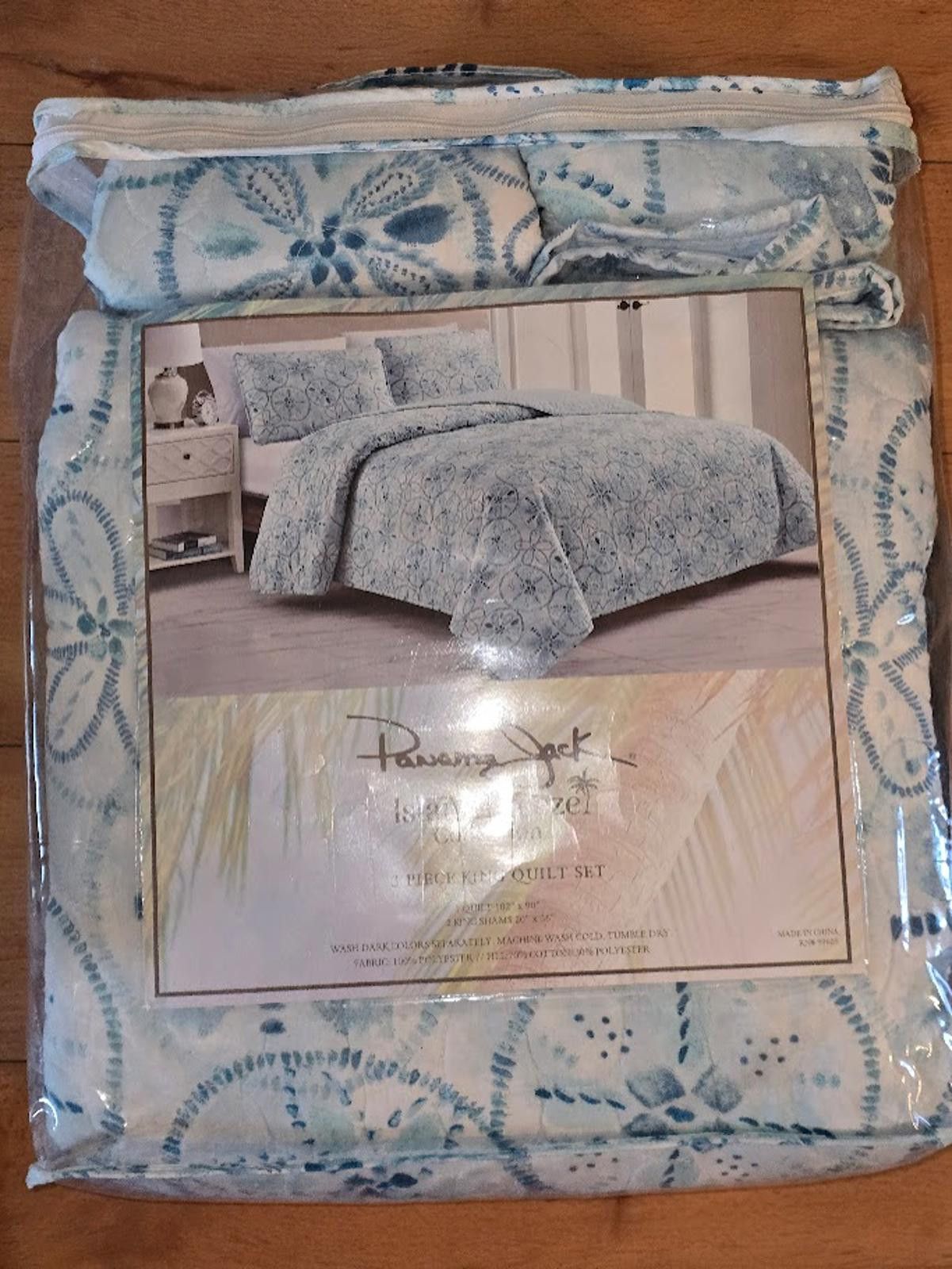 Panama Jack 3 Pc King Quilt - Panama Jack Island Breeze Size ONE SIZE - 1 Thumbnail
