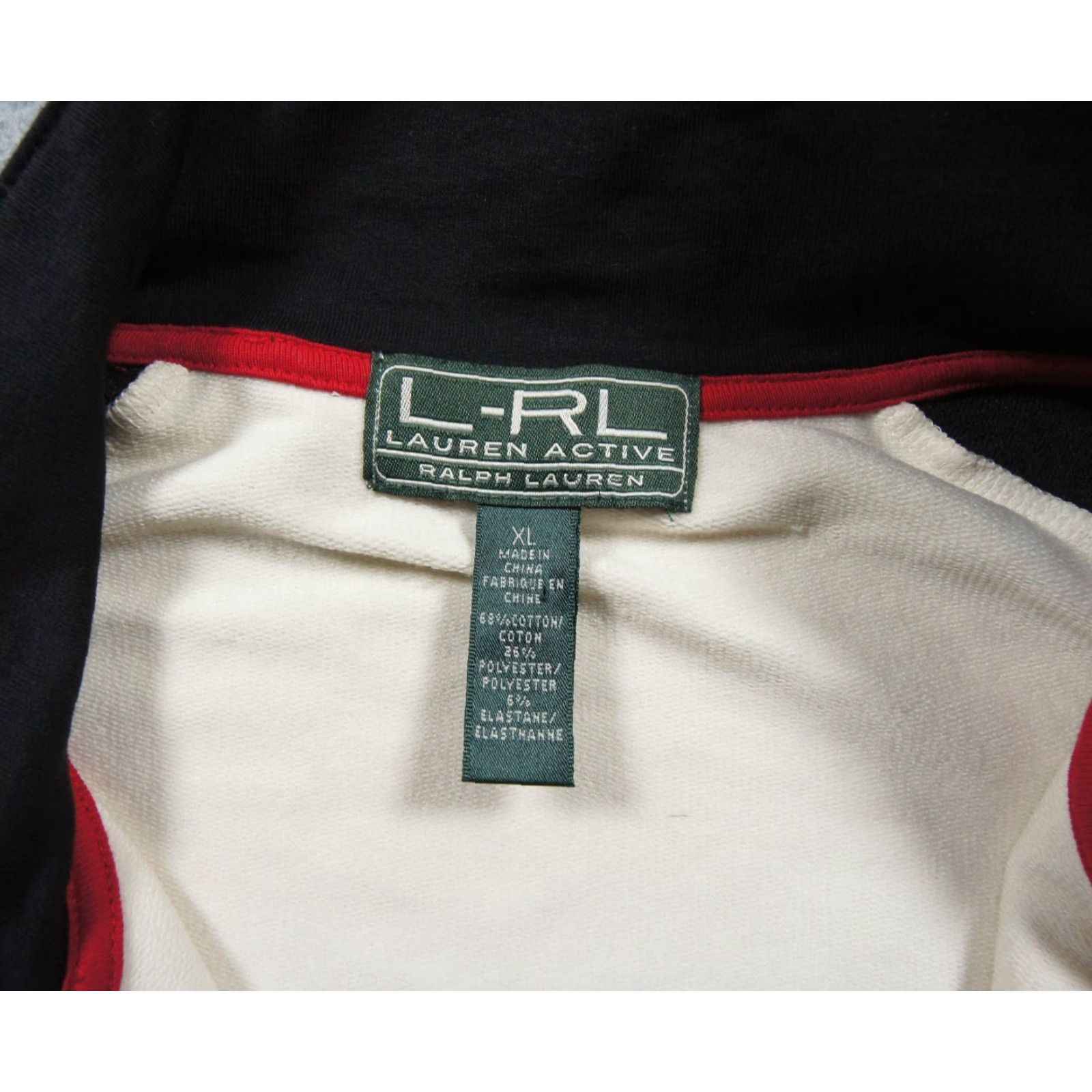 Ralph Lauren Lauren Ralph Lauren Jacket Womens XL Black Cream Full Zip LRL Active Colorblock Jacket Size XL / US 12-14 / IT 48-50 - 7 Thumbnail