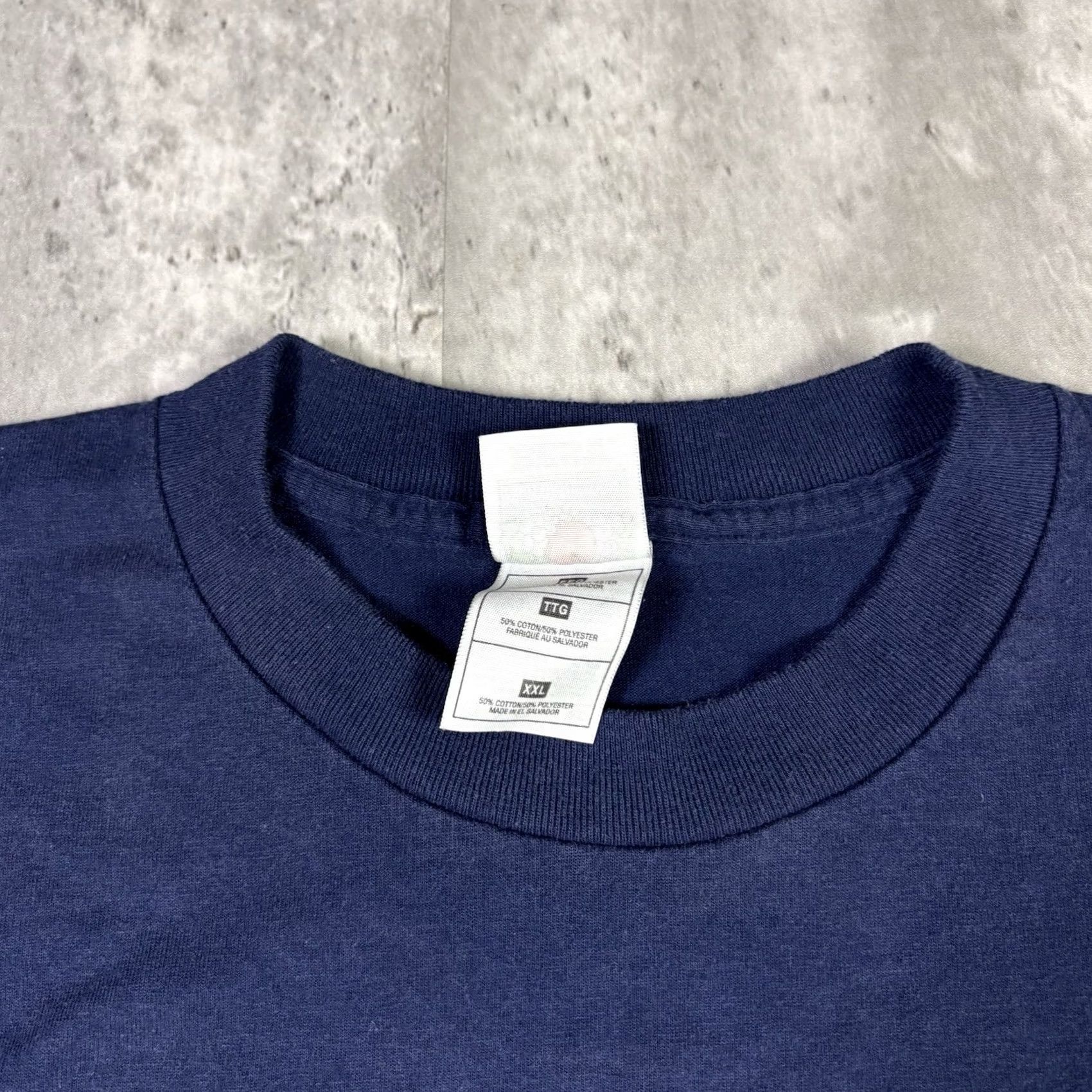Fruit Of The Loom VINTAGE Dare Against Drugs and Violance Promo Art T Shirt Navy Blue Adult 2XL Fruit of the Loom Men's T-Shirt Short Sleeve Crew Neck Cotton 90s Art Size US XXL / EU 58 / 5 - 7 Thumbnail