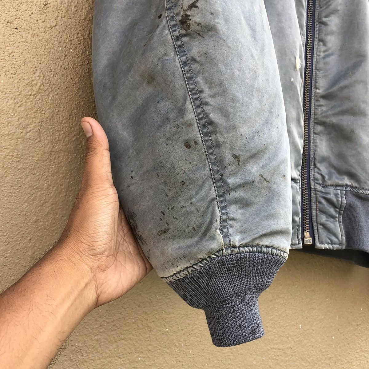 Vintage Vintage Faded MA-1 Man Intermediate Machope Bomber Jacket Size US L / EU 52-54 / 3 - 10 Thumbnail