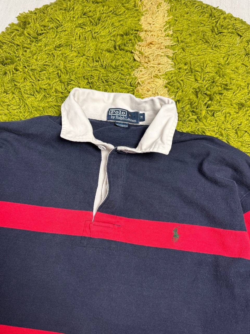 Polo Ralph Lauren × Vintage Vintage Polo Ralph Lauren rugby tee Size US M / EU 48-50 / 2 - 2 Thumbnail