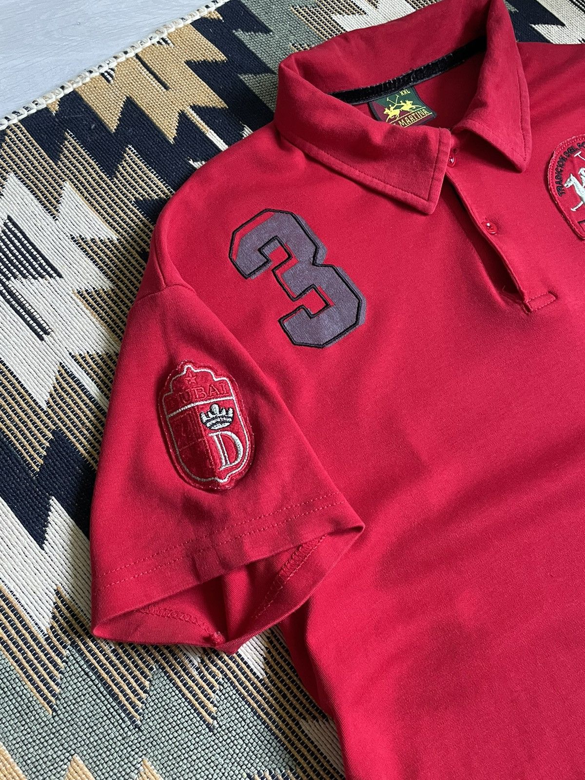 Other Vintage La Martina Dubai Polo Chief Kief Logo T-shirt Size US L / EU 52-54 / 3 - 8 Thumbnail