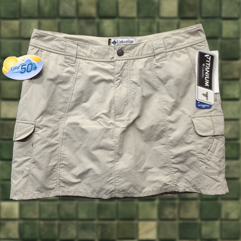 Vintage Columbia Skort Womens 10 Activewear Short Beige Nike? Size ONE SIZE - 1 Thumbnail