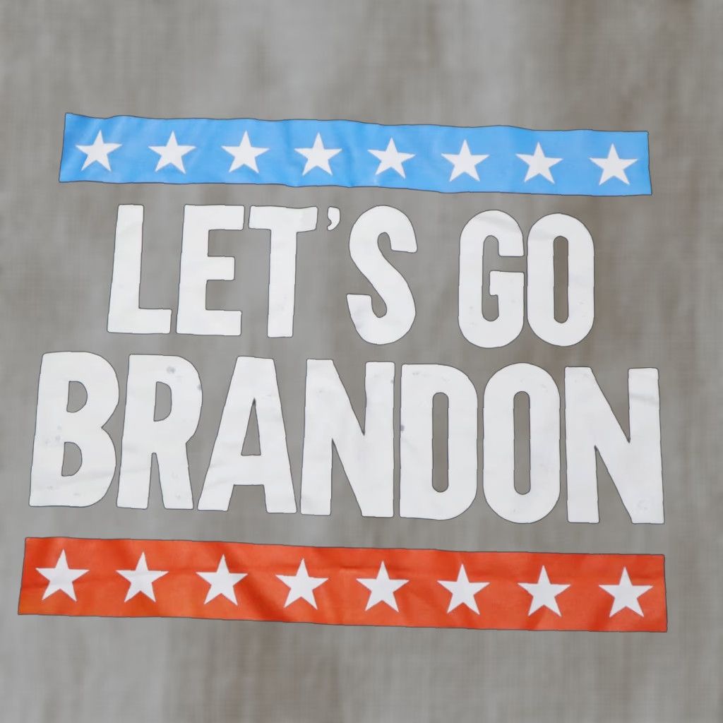 Vintage Let's Go Brandon Blue Sweater Men XL Hoodie Funny Gift Size US XL / EU 56 / 4 - 1 Thumbnail
