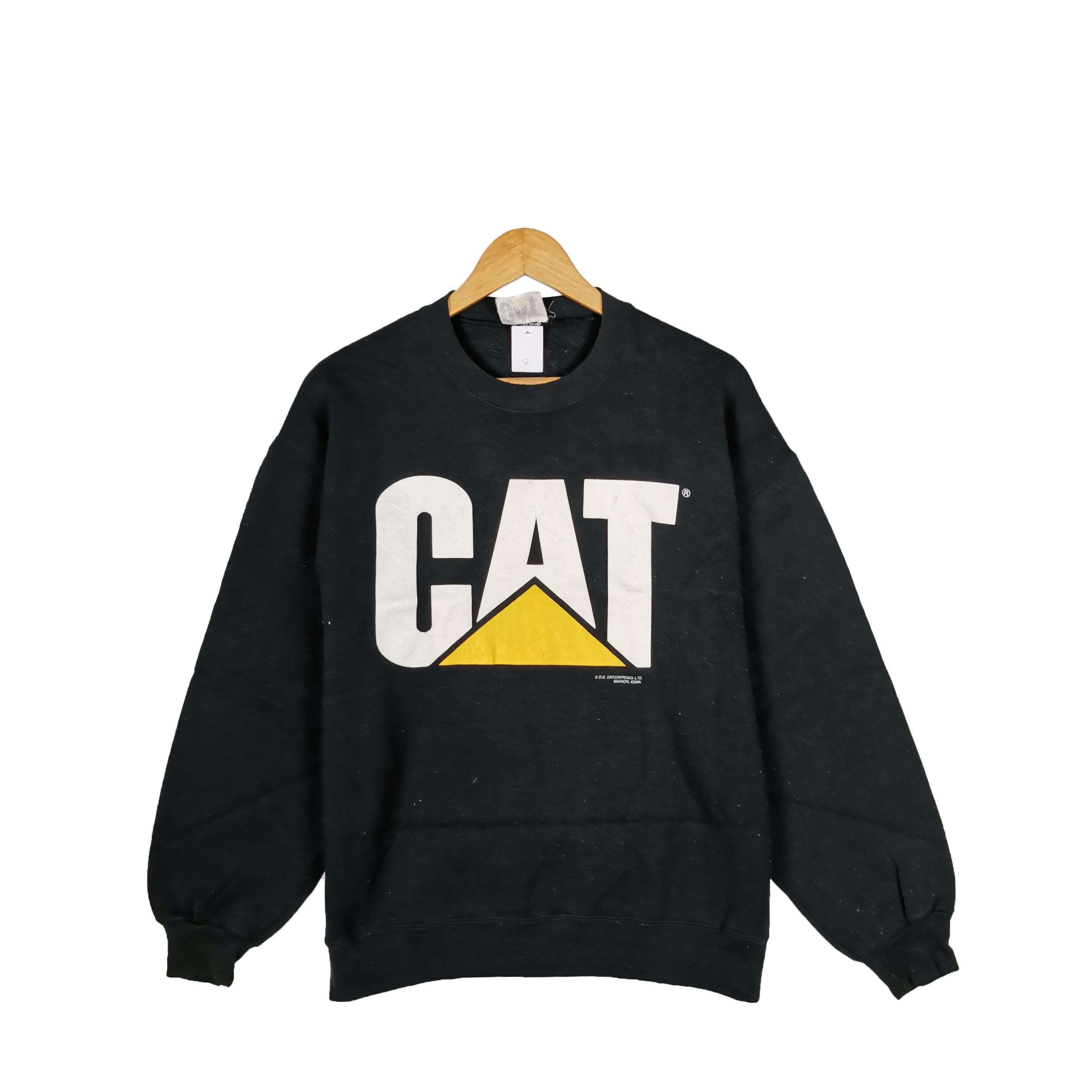 Caterpillar × Vintage Vintage Caterpillar Sweatshirt Jumper Caterpillar Sweater Size US L / EU 52-54 / 3 - 1 Thumbnail