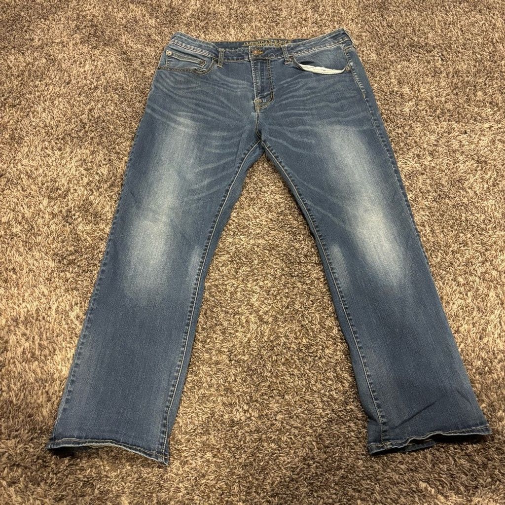 American Eagle Outfitters Men’s American Eagle Original Straight Jeans Size US 36 / EU 52 - 3 Thumbnail