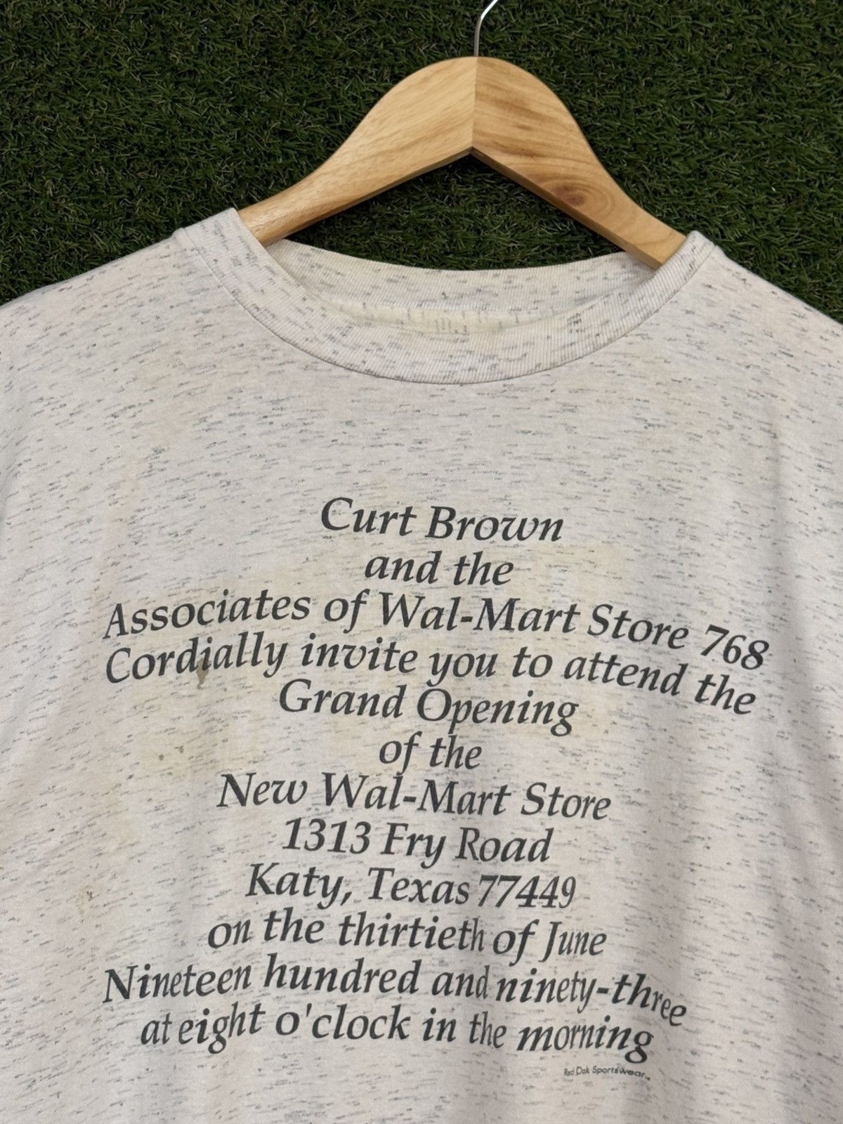 Vintage Vintage Walmart Store Opening Katy Texas Grey Tee Large Size US L / EU 52-54 / 3 - 3 Thumbnail