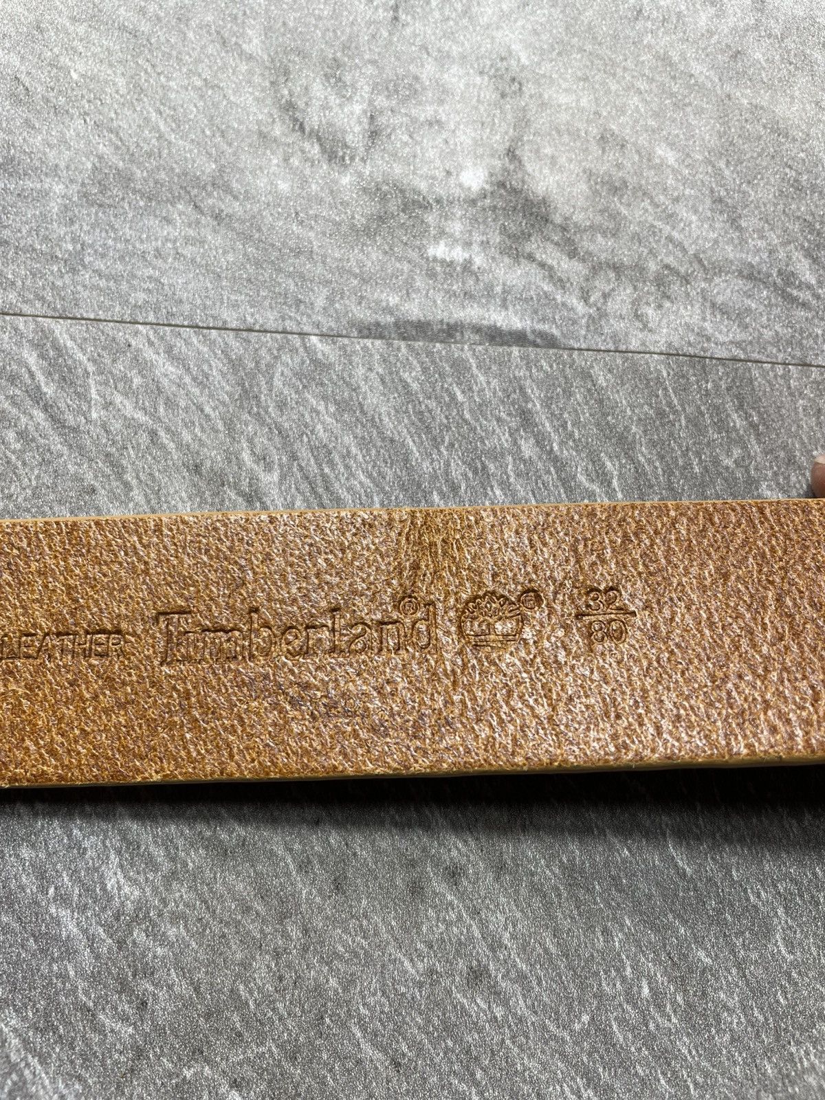 Timberland Vintage Timberland Big Logo Nubuck Leather Belt Rare Size ONE SIZE - 7 Thumbnail