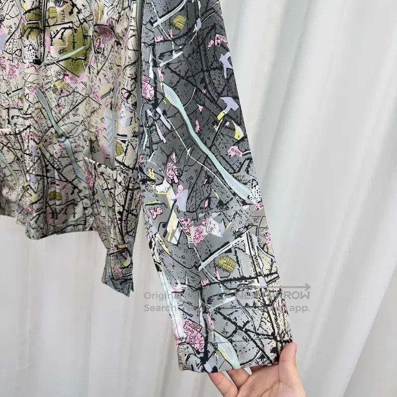 Fendi Fendi Graffiti lettering real silk long-sleeve shirt Size US XXS / EU 40 - 4 Thumbnail