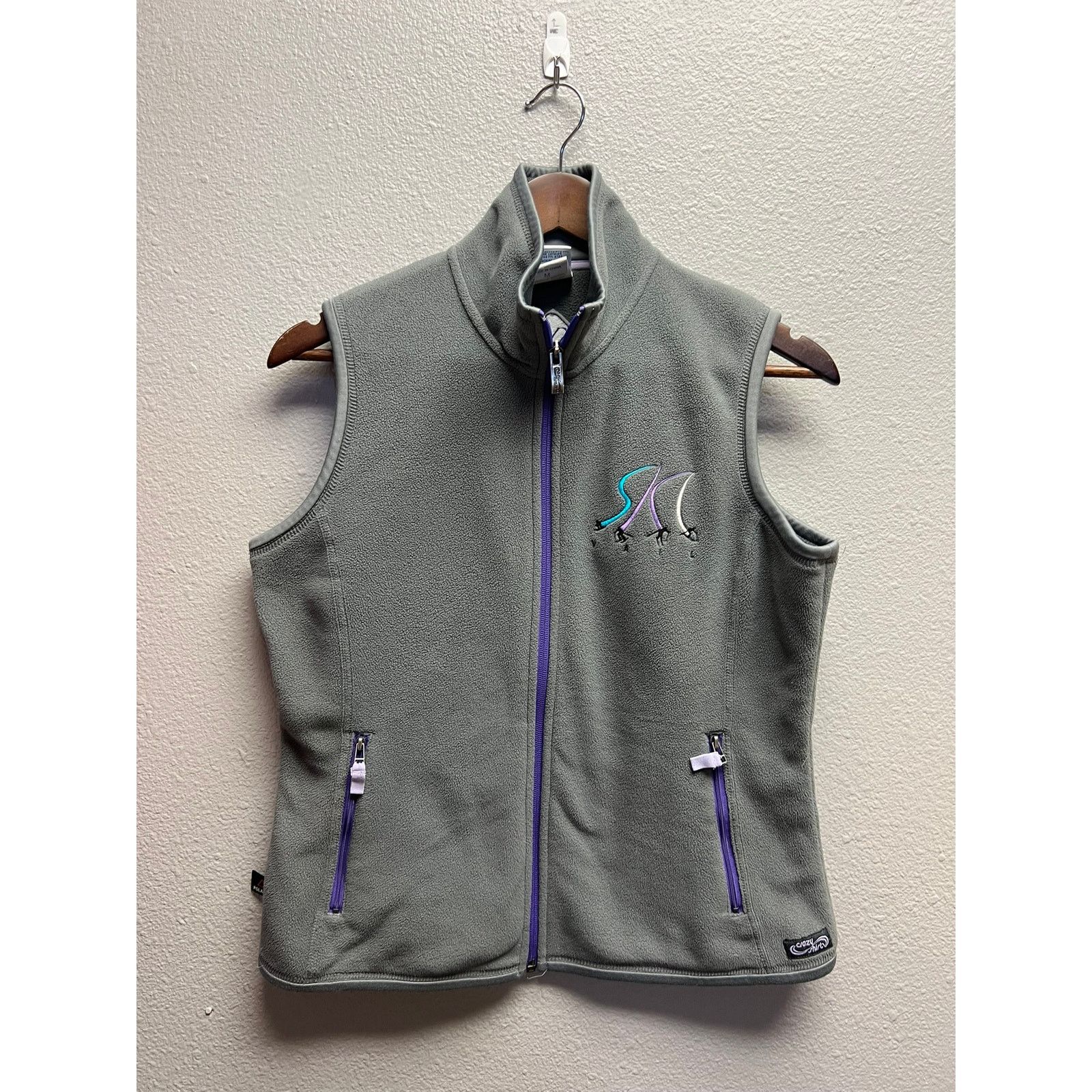 Vintage Womens Crazy Shirts Fleece Vest Ski Skiing Vail Women Medium Size M / US 6-8 / IT 42-44 - 1 Thumbnail