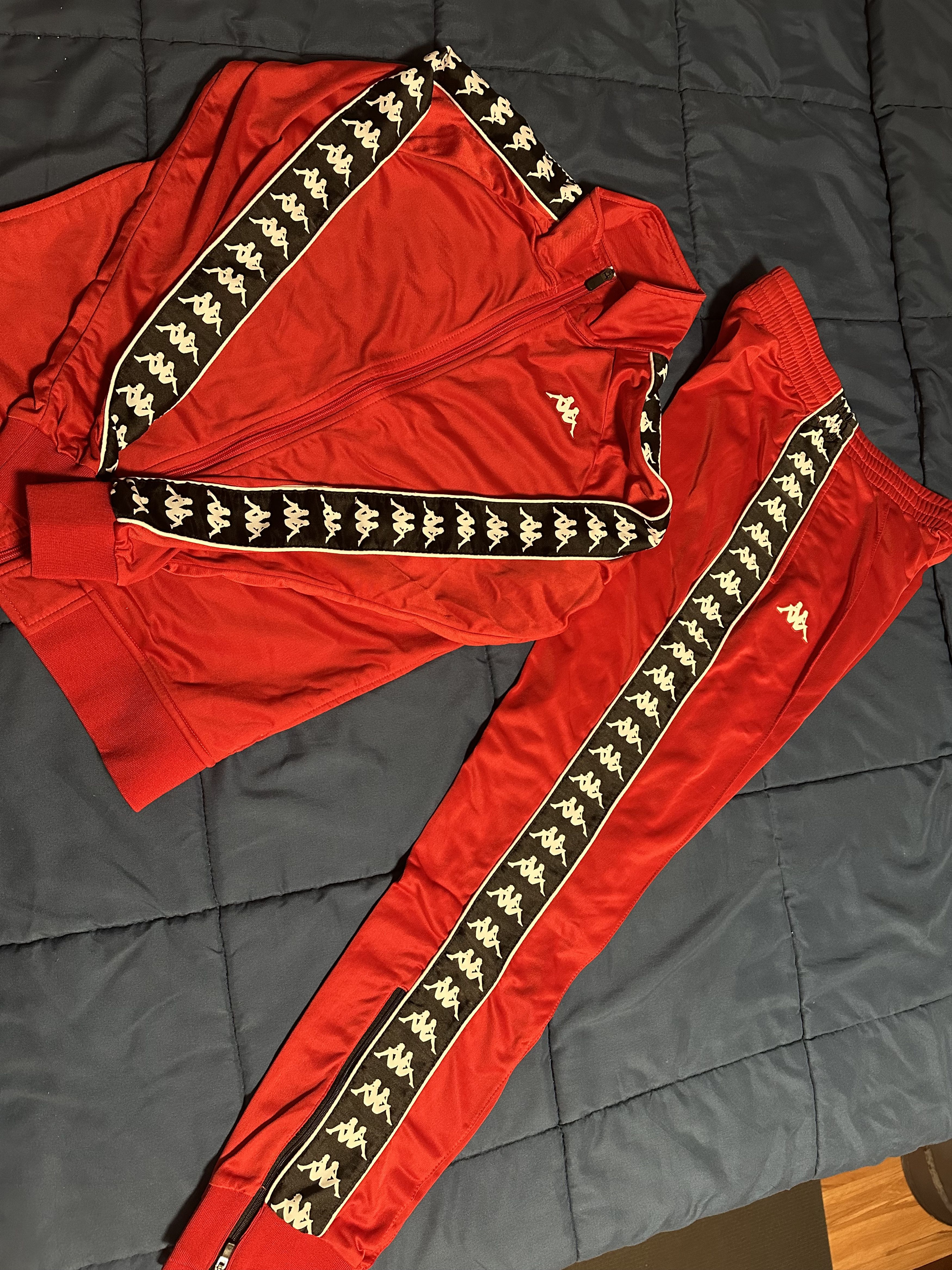 Kappa Kappa Logo Tape Tracksuit Full Set -- Size M -- Banda Style Size US M / EU 48-50 / 2 - 1 Thumbnail