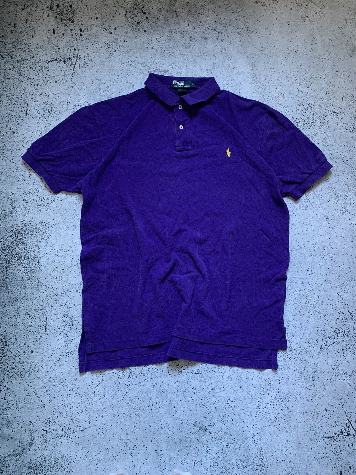Vintage Purple Luxury Polo Ralph Lauren Vintage Mini Pony Size L Size US L / EU 52-54 / 3 - 2 Thumbnail