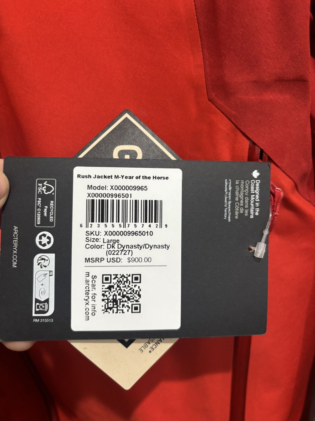 Arc'teryx Arcteryx Rush Year of the Horse Size US L / EU 52-54 / 3 - 2 Thumbnail