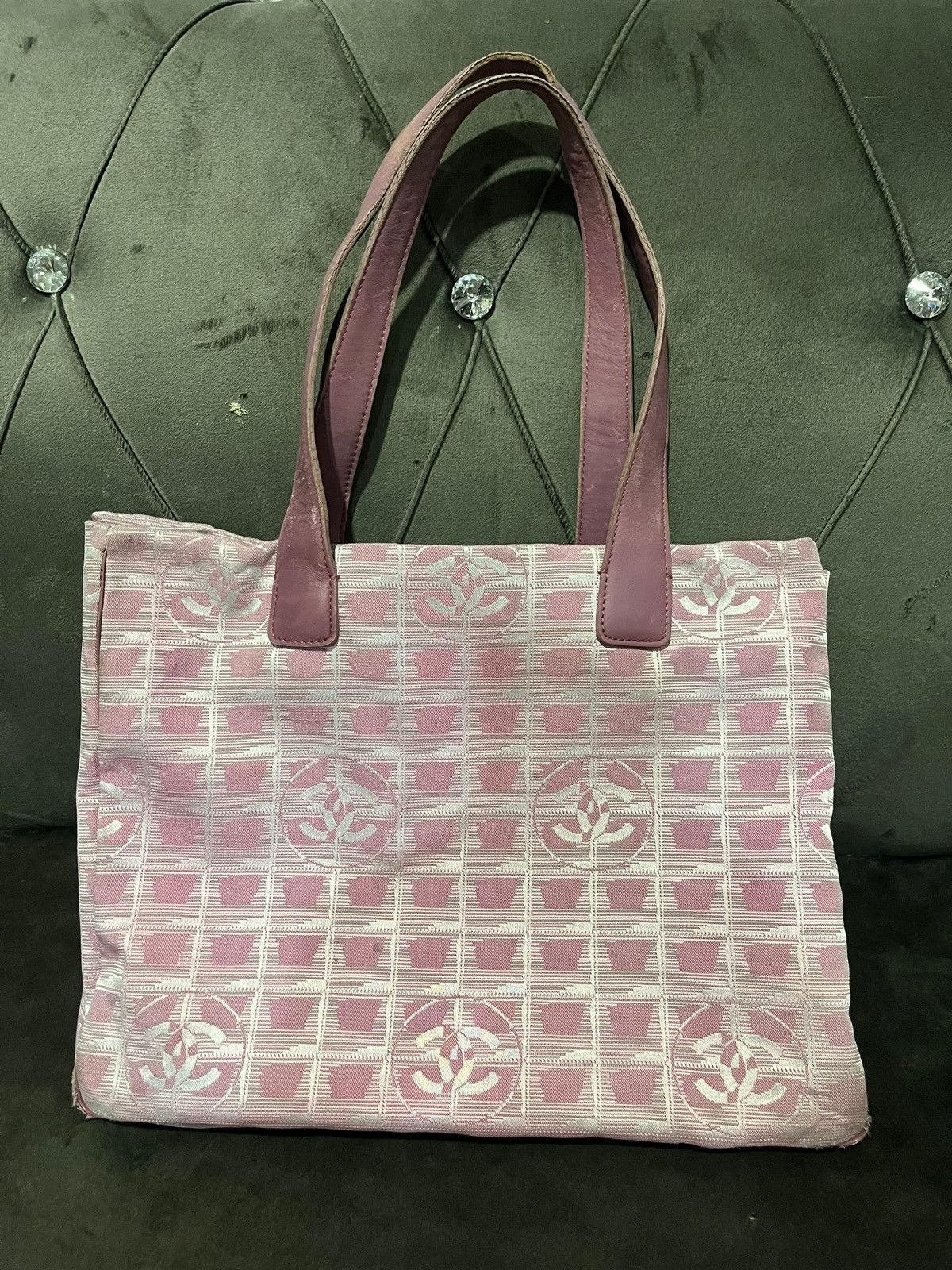 Chanel Authentic CHANEL Travel line canvas tote bag Size ONE SIZE - 2 Thumbnail