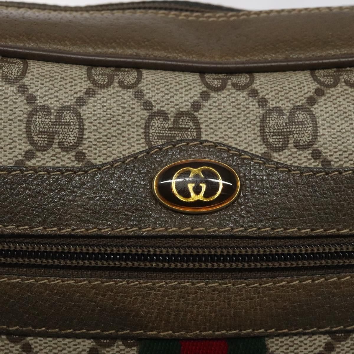 Gucci GUCCI GG Supreme Web Sherry Line Shoulder Bag Pvc Beige 56 Size ONE SIZE - 15 Thumbnail