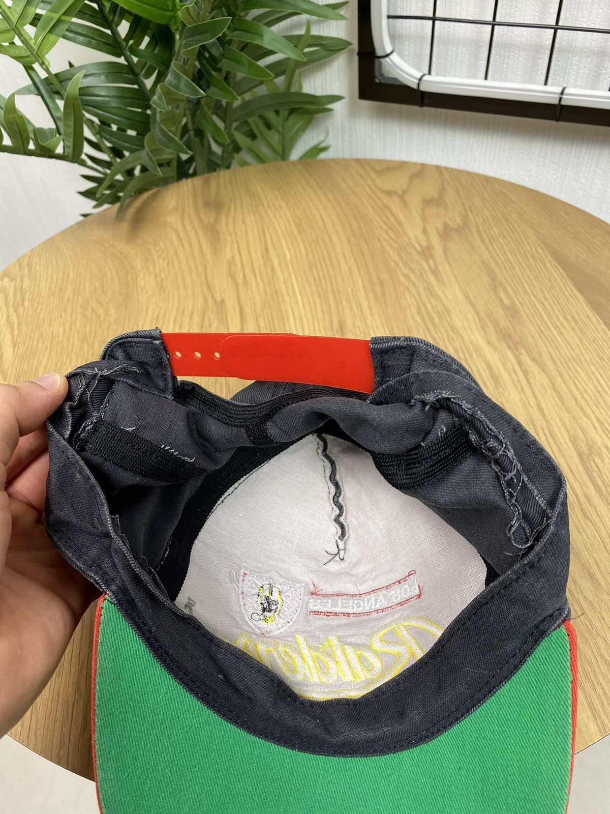 NFL Rare 🔥 Los Angeles Raiders Vintage Hat LA Cap OS Black/Red Size ONE SIZE - 10 Thumbnail