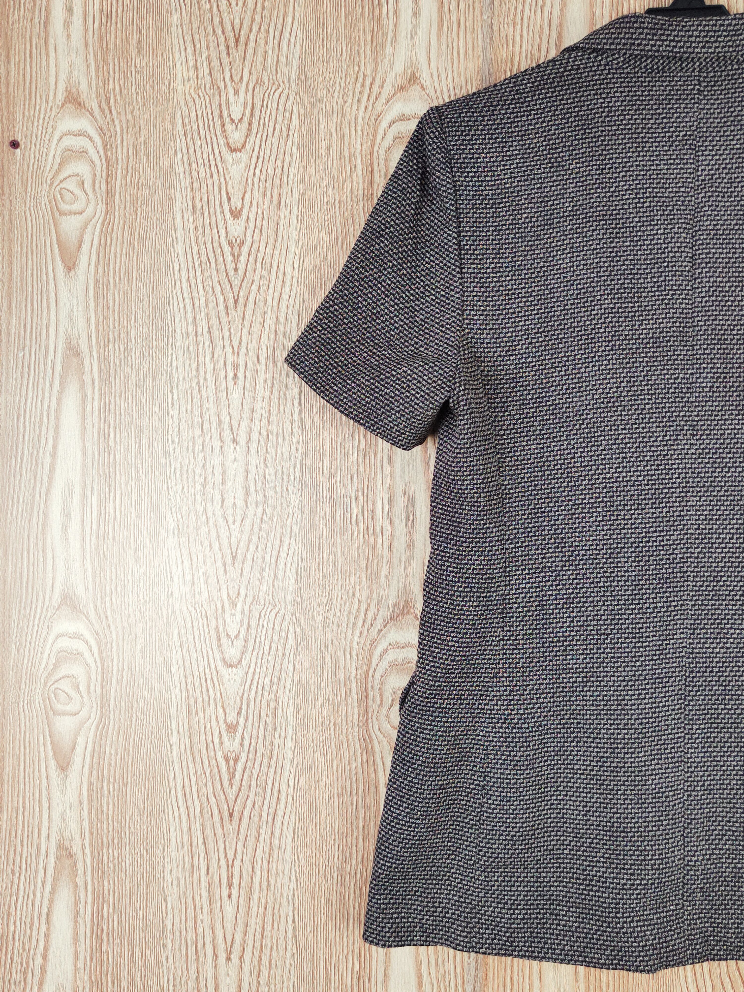 Japanese Brand × Vintage Vintage 💥 Abetone Black Short Sleeve Blazers Size S / US 4 / IT 40 - 8 Thumbnail