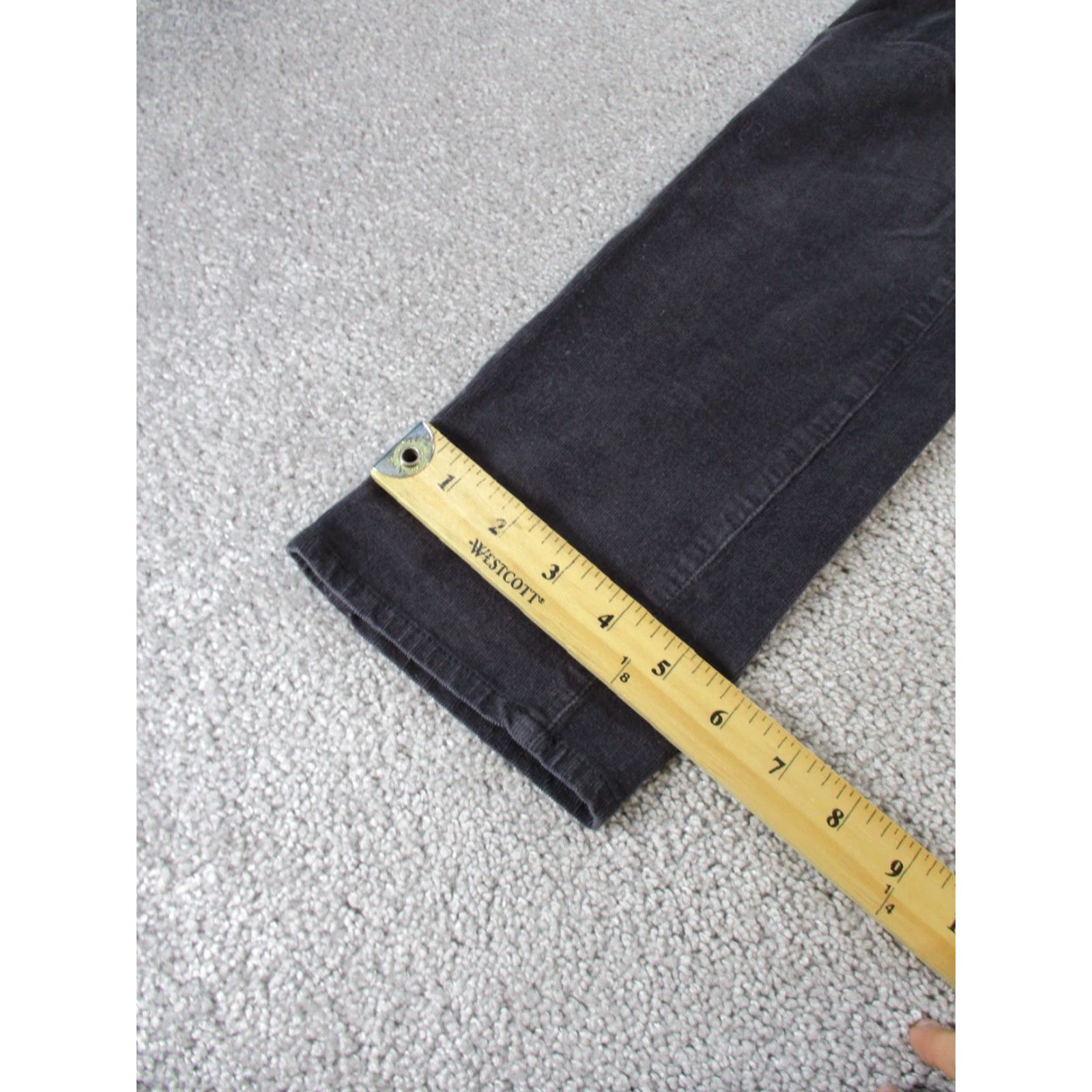 Anthropologie Anthropologie Pilcro Pants Womens 30 Gray Corduroy Skinny Chino Cotton Spandex Size 30" / US 8 / IT 44 - 6 Thumbnail
