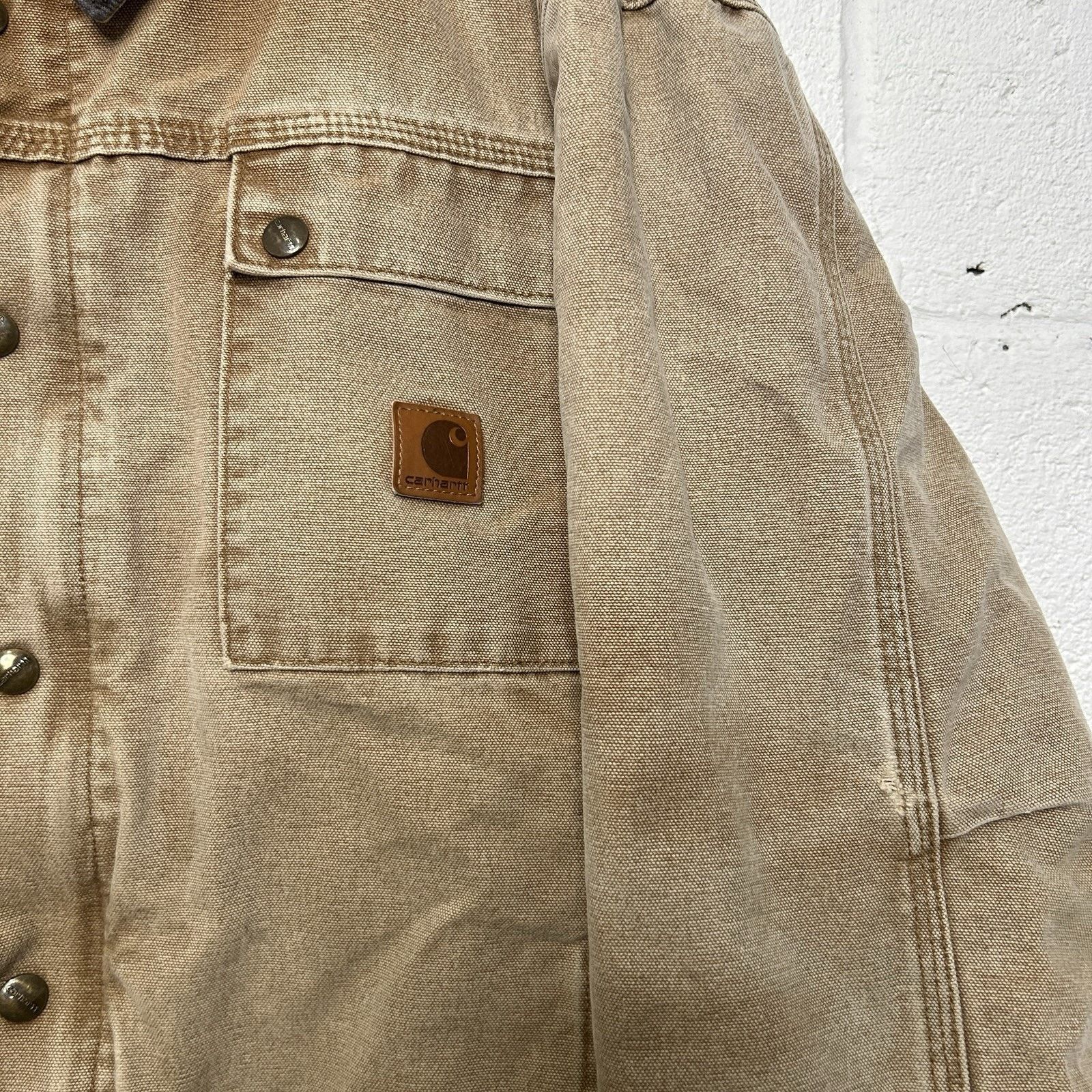 Carhartt Carhartt Quilted Canvas Tractor Jacket “Brown” Size US L / EU 52-54 / 3 - 3 Thumbnail