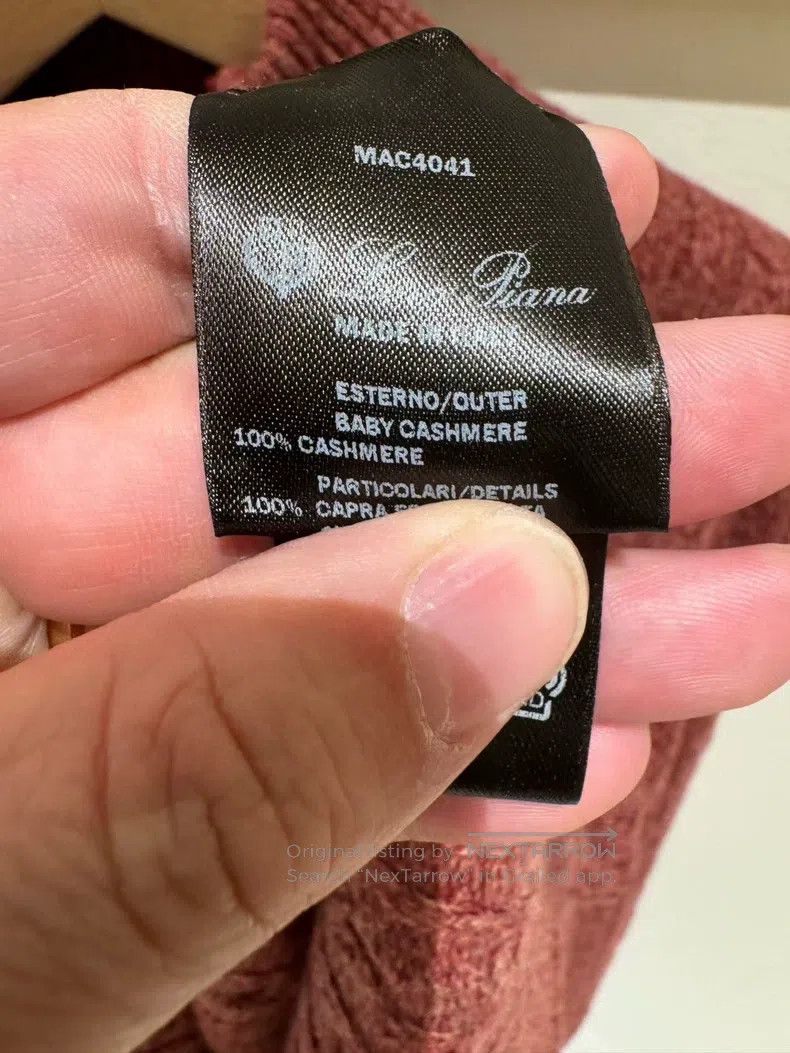Loro Piana Loro Piana Men's casual mixed red zipper cashmere sweater Size US XL / EU 56 / 4 - 6 Thumbnail
